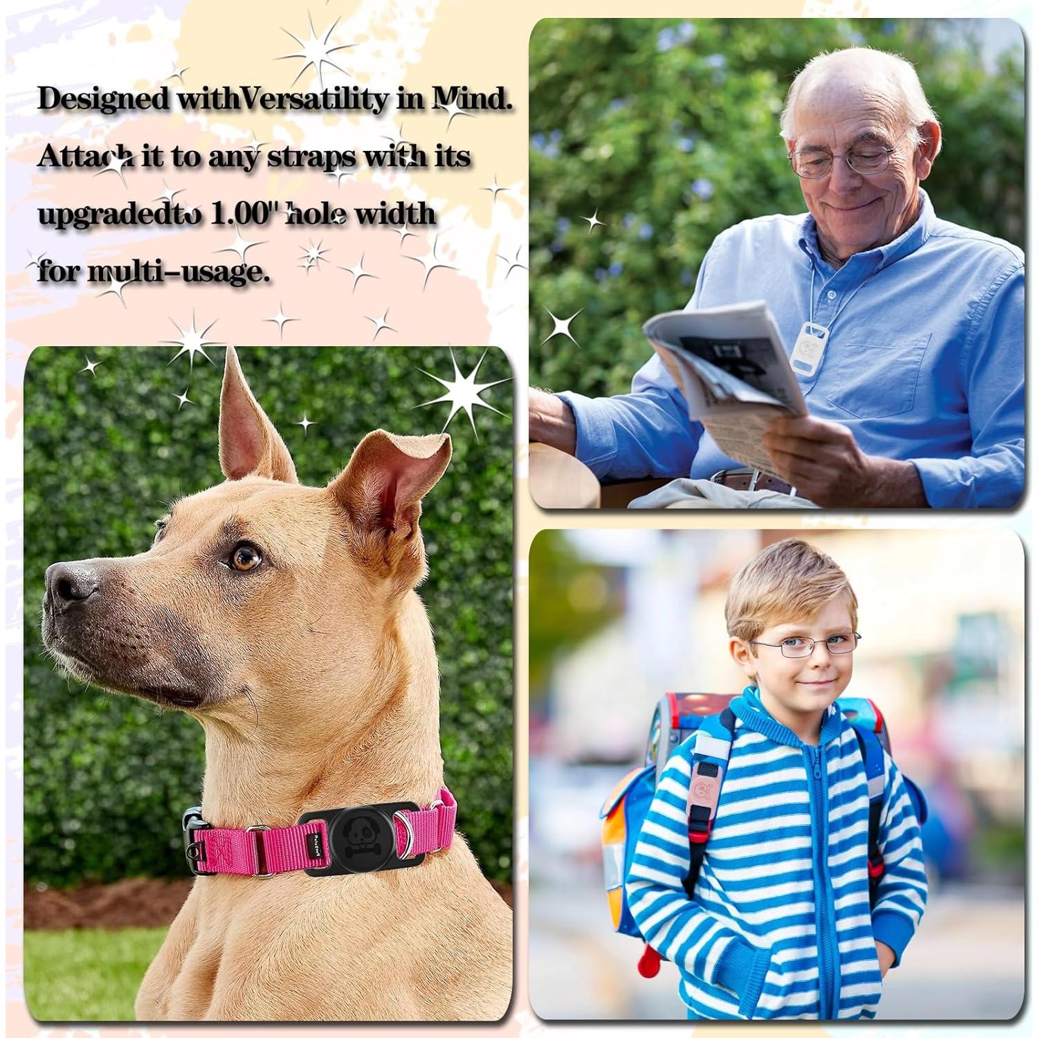 Soporte de Collar para Perro Rzttwl Impermeable para AirTag