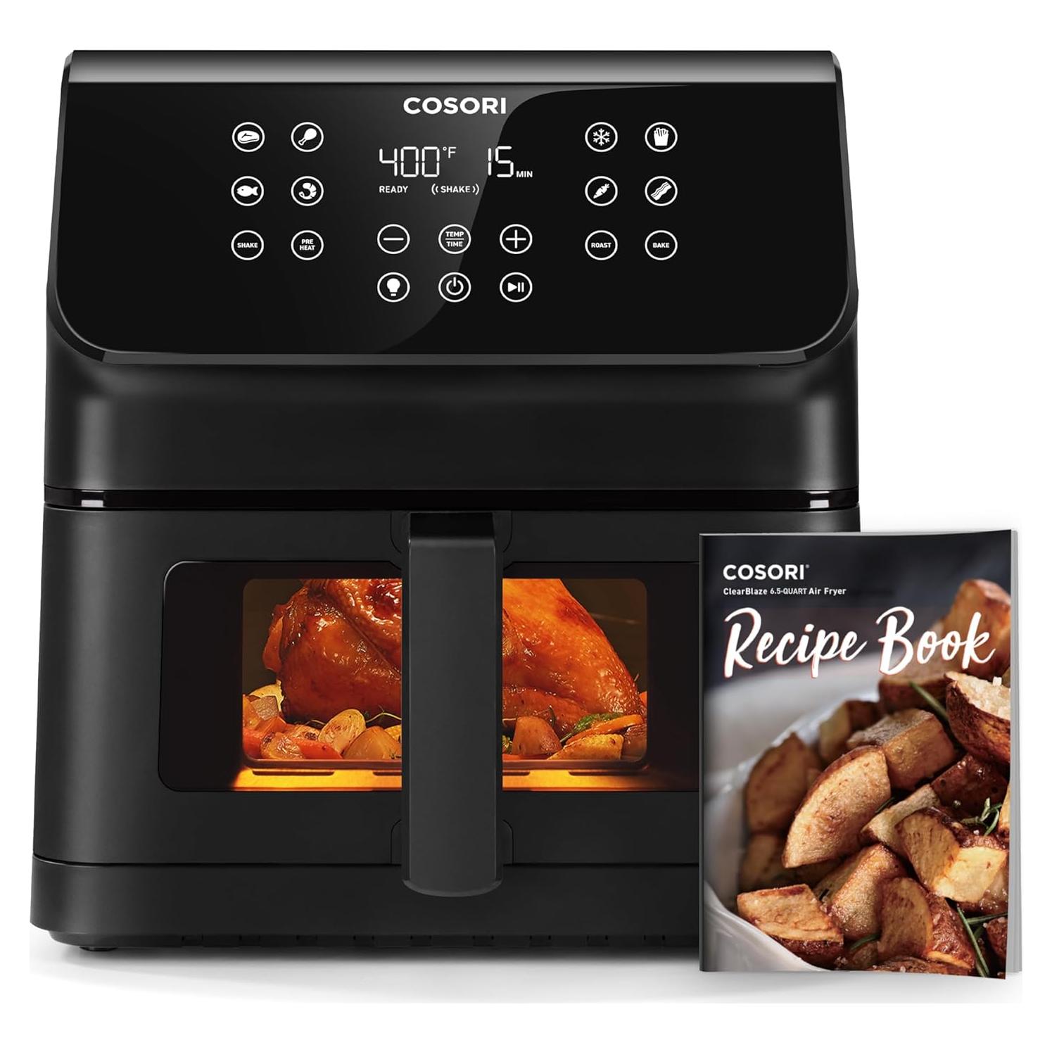 Freidora de Aire COSORI CAF-P652-KUS 6.5L Ventana Transparente