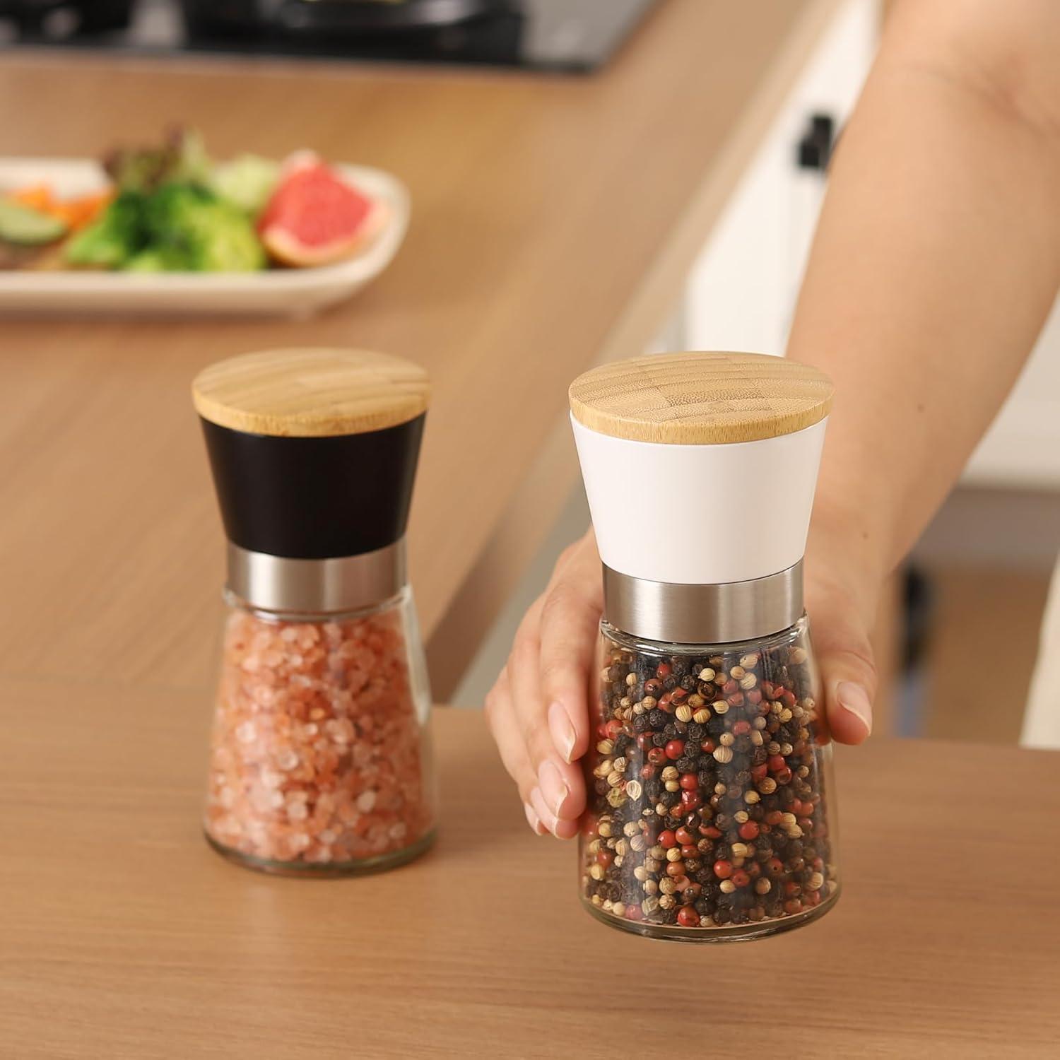 Juego de Molinillos de Sal y Pimienta VUCCHINI 170ml Manual