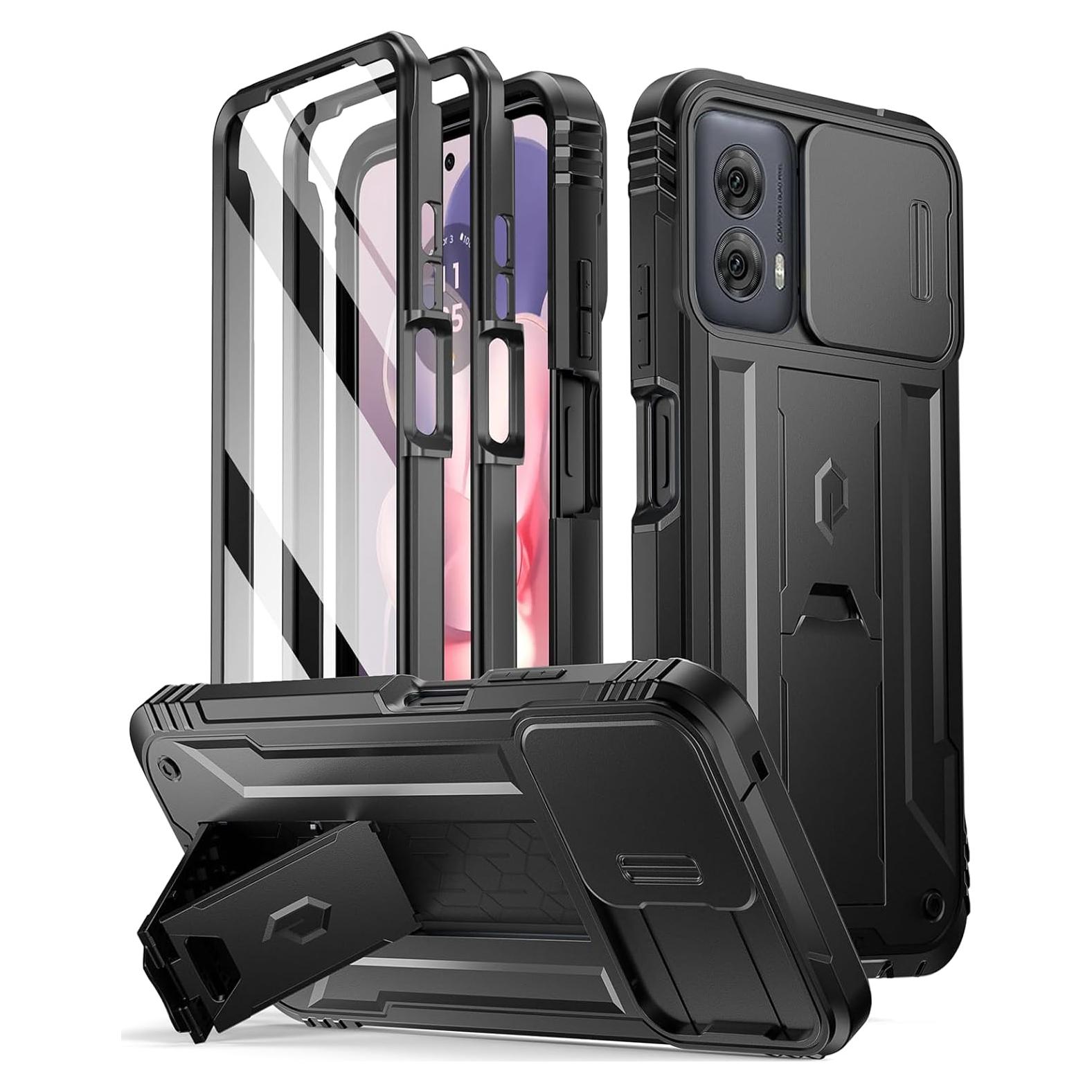 Funda Poetic Revolution para Moto G Power 2024 con soporte