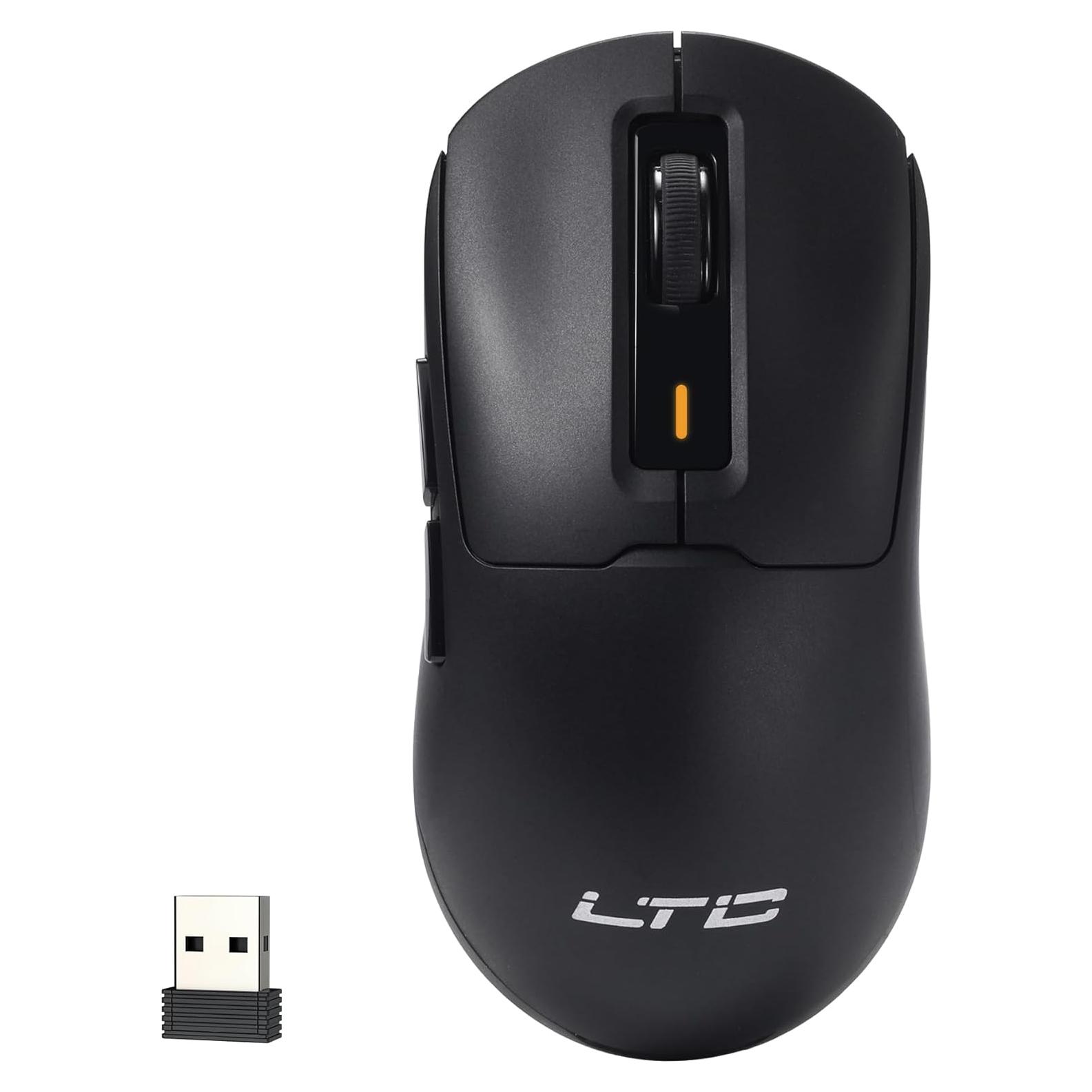 Ratón Gaming Inalámbrico LTC GM024 Ultra-Ligero 59g 2.4GHz/BT