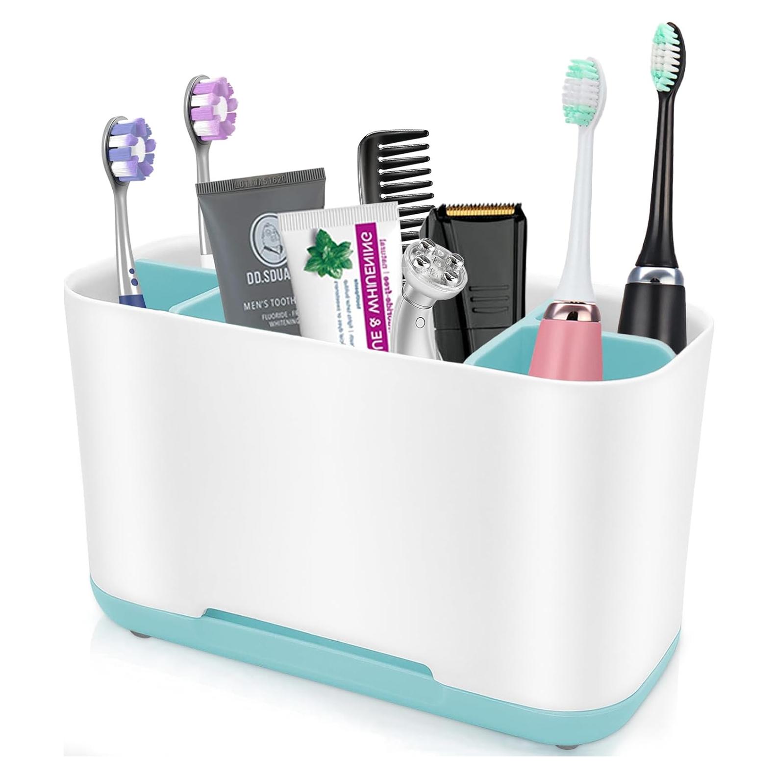 Soporte para Cepillos de Dientes Cerpourt Azul Ajustable