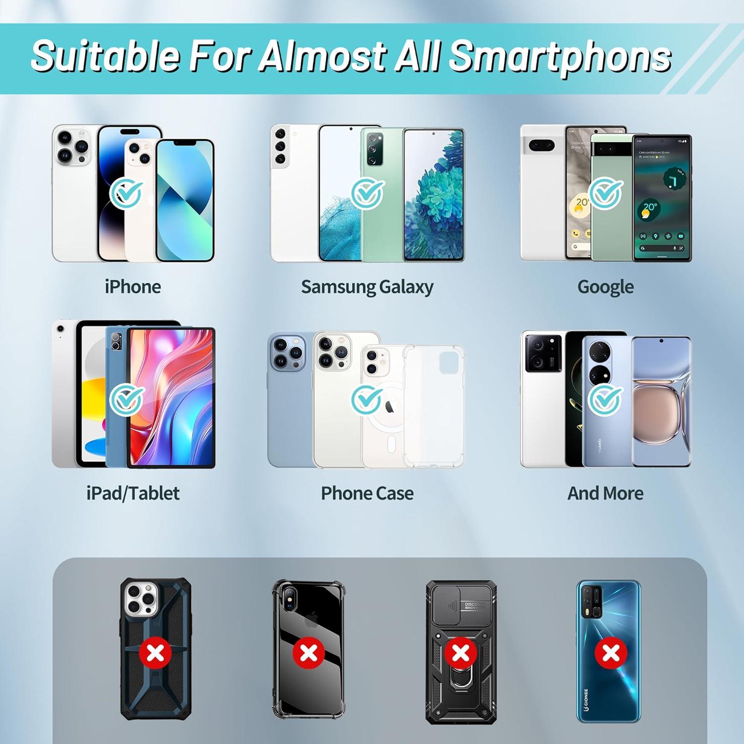 Cartera Adherible SHANSHUI para Teléfono Móvil 3 Colores