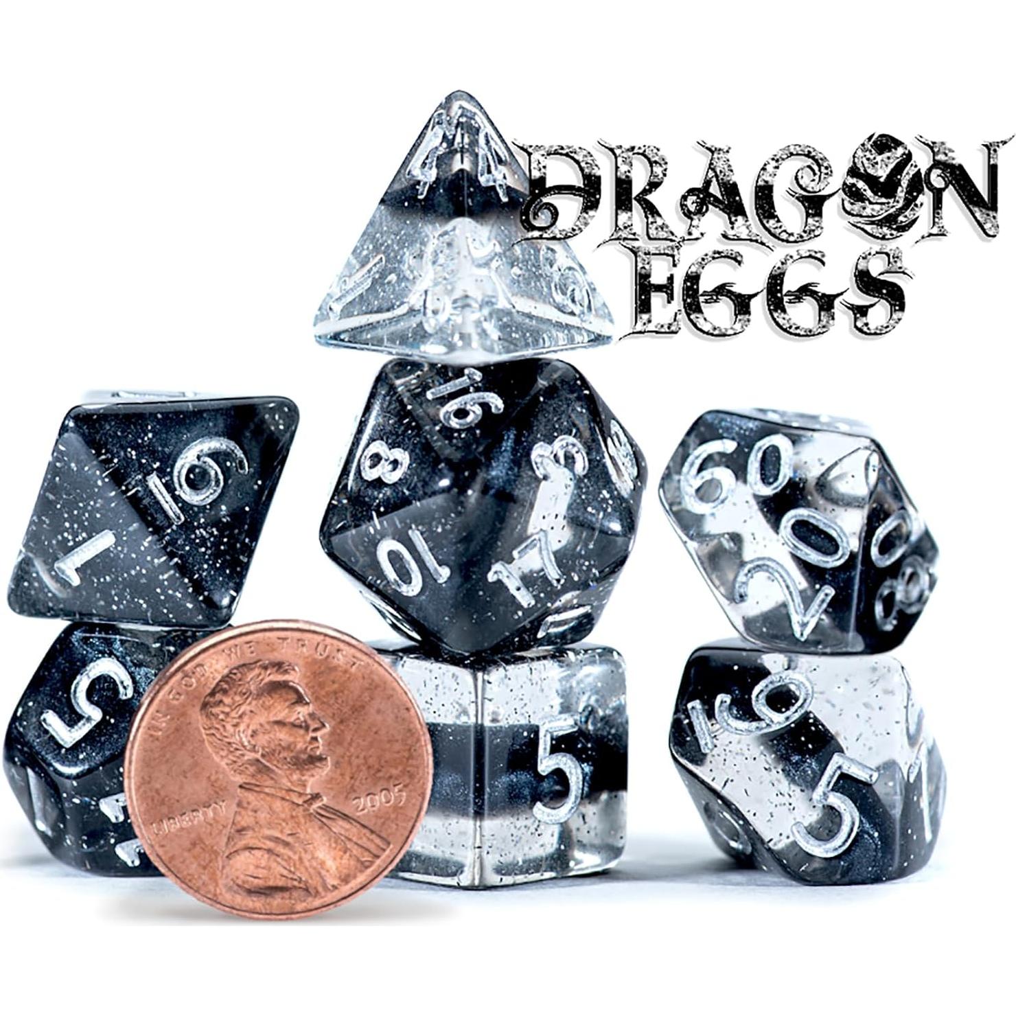 Dados RPG Miniatura Gate Keeper - Huevos de Dragón - 7 pcs