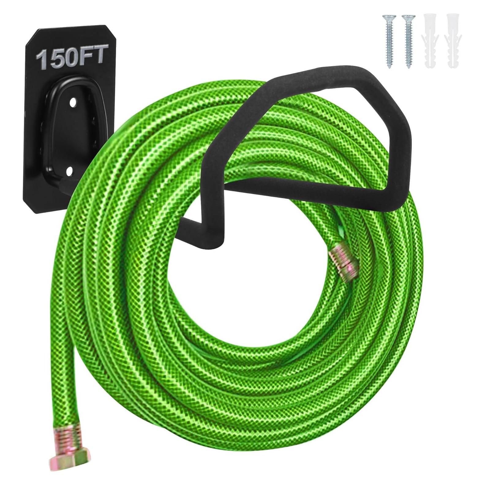 Soporte de Manguera de Jardín PeoMev Montaje en Pared 22.68 kg