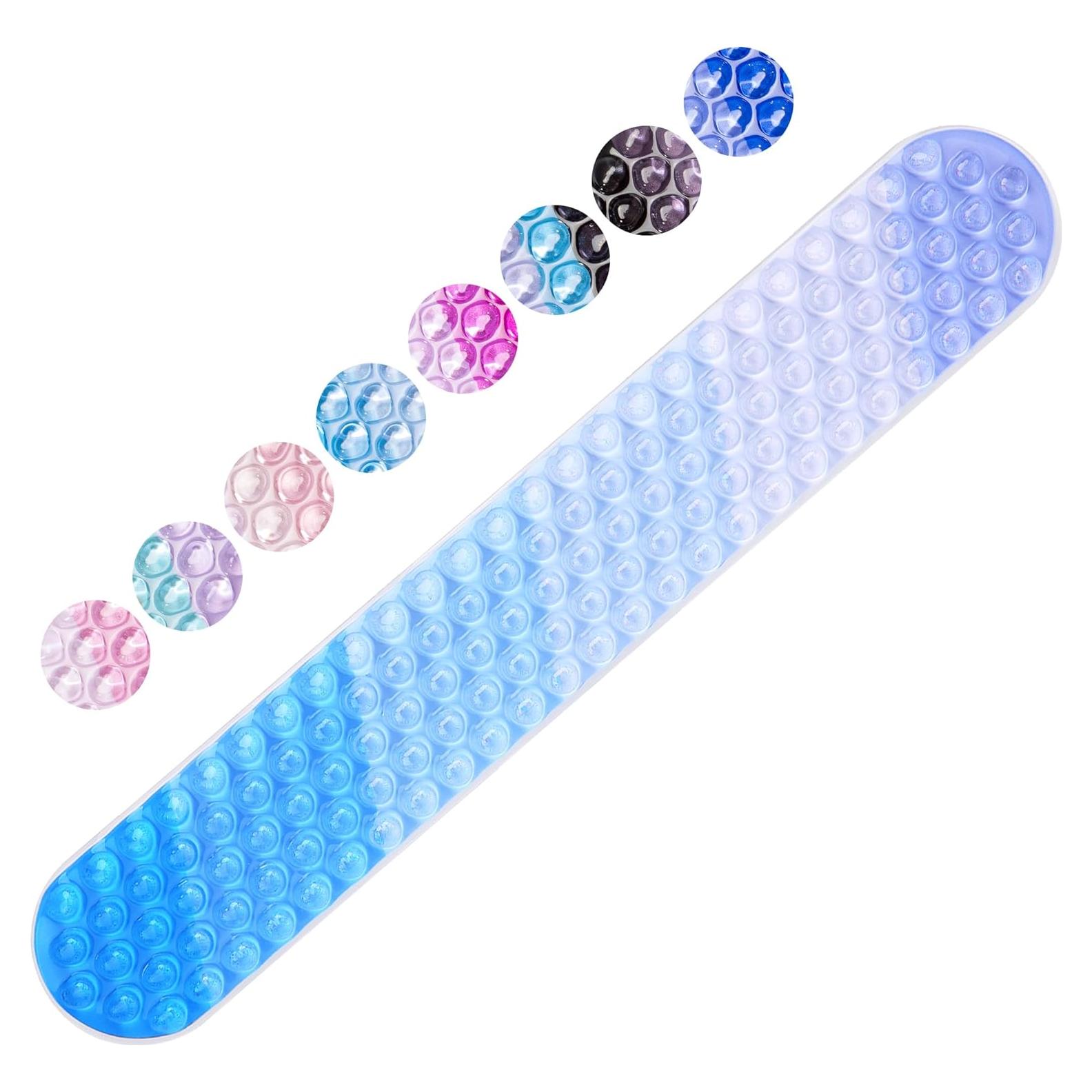 Juego de Reposamuñecas de Gel ABRONDA Acuamarina Ergonómico