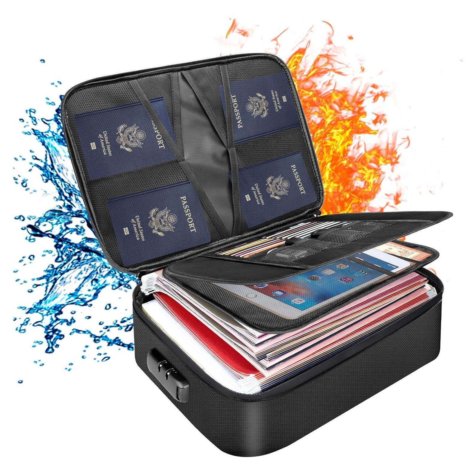 Bolsa de Documentos DocSafe Ignífuga y Resistente al Agua 36x27 cm