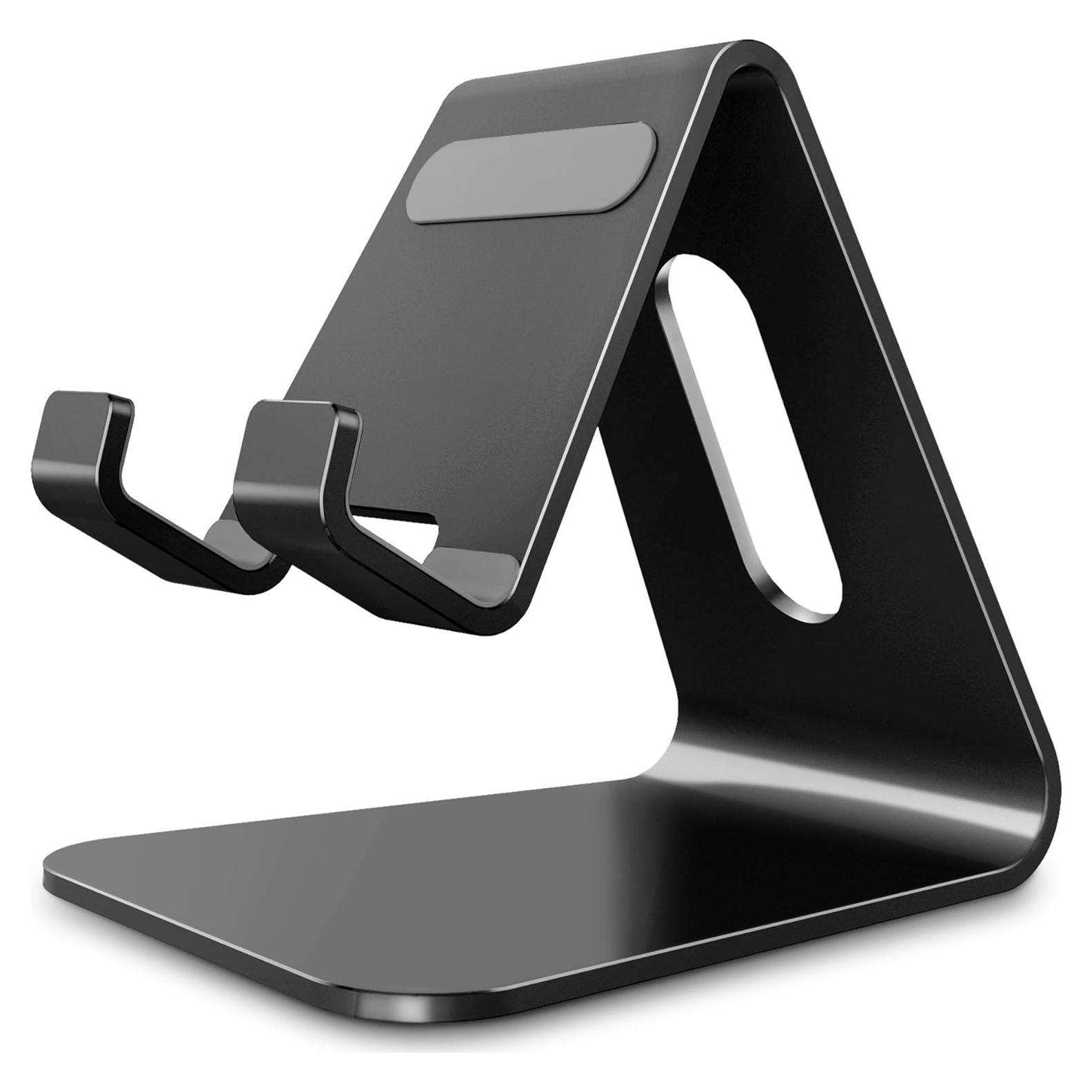 Soporte para Teléfono CreaDream Aluminio Negro Compatible