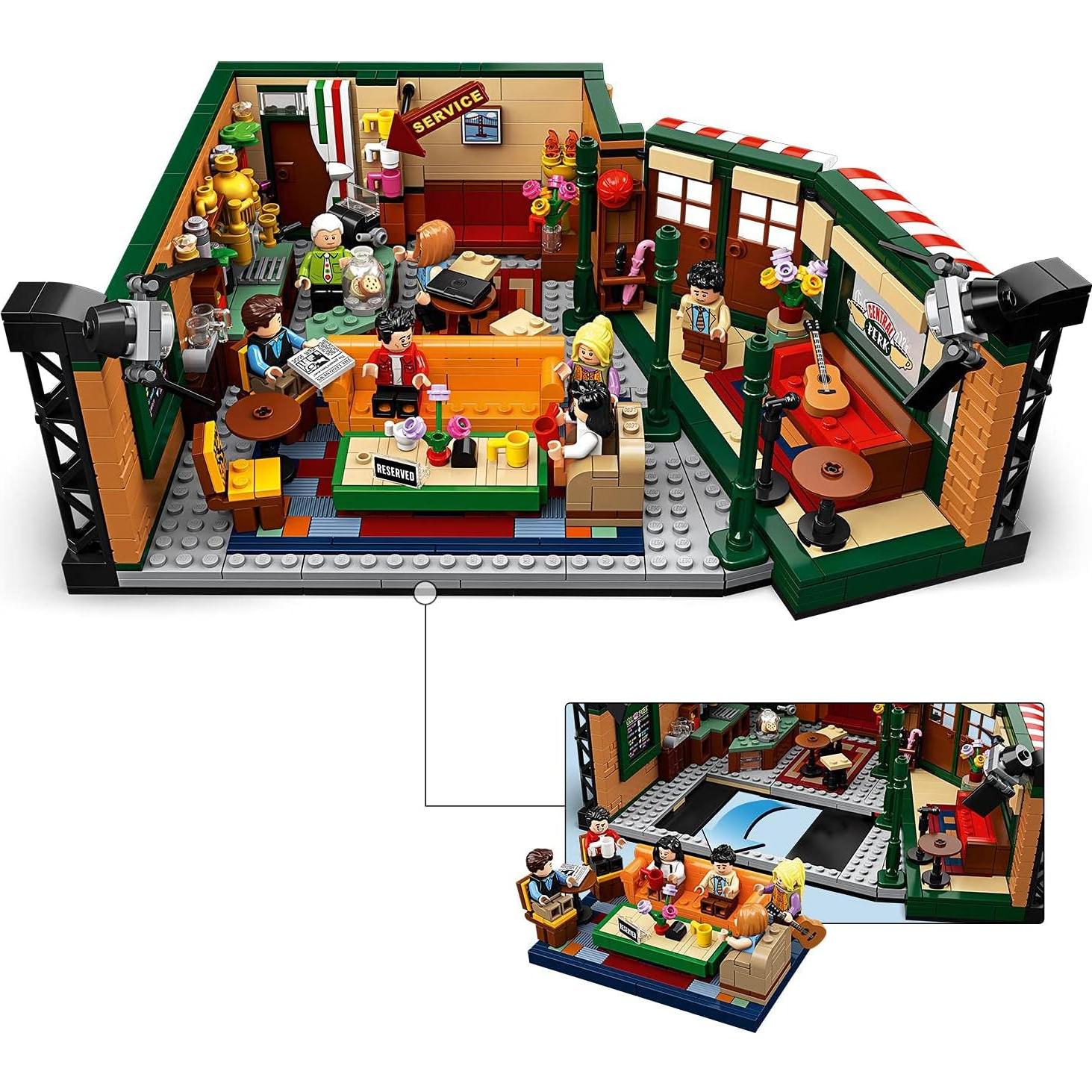 LEGO Central Perk 21319 con 7 minifiguras y detalles