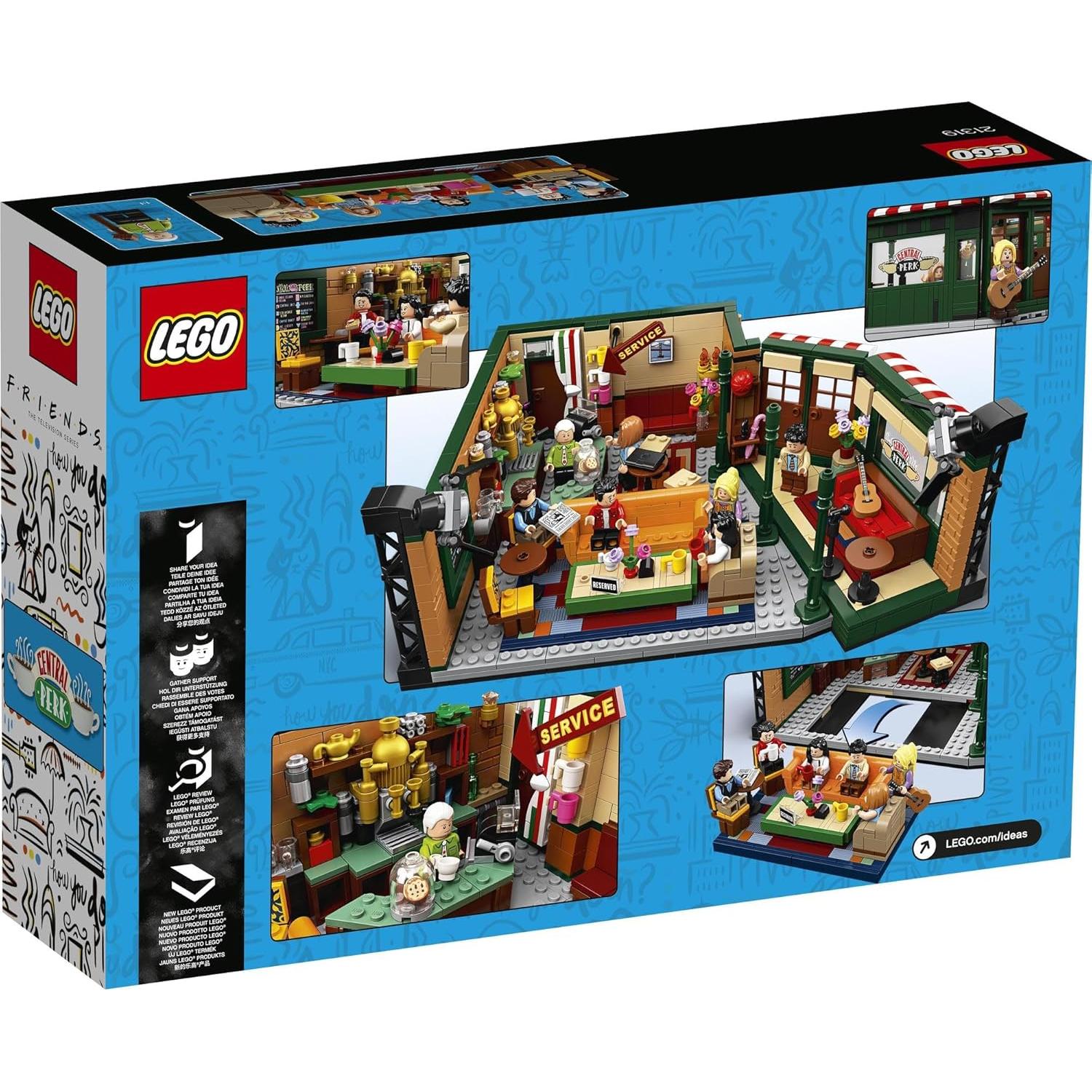 LEGO Central Perk 21319 con 7 minifiguras y detalles