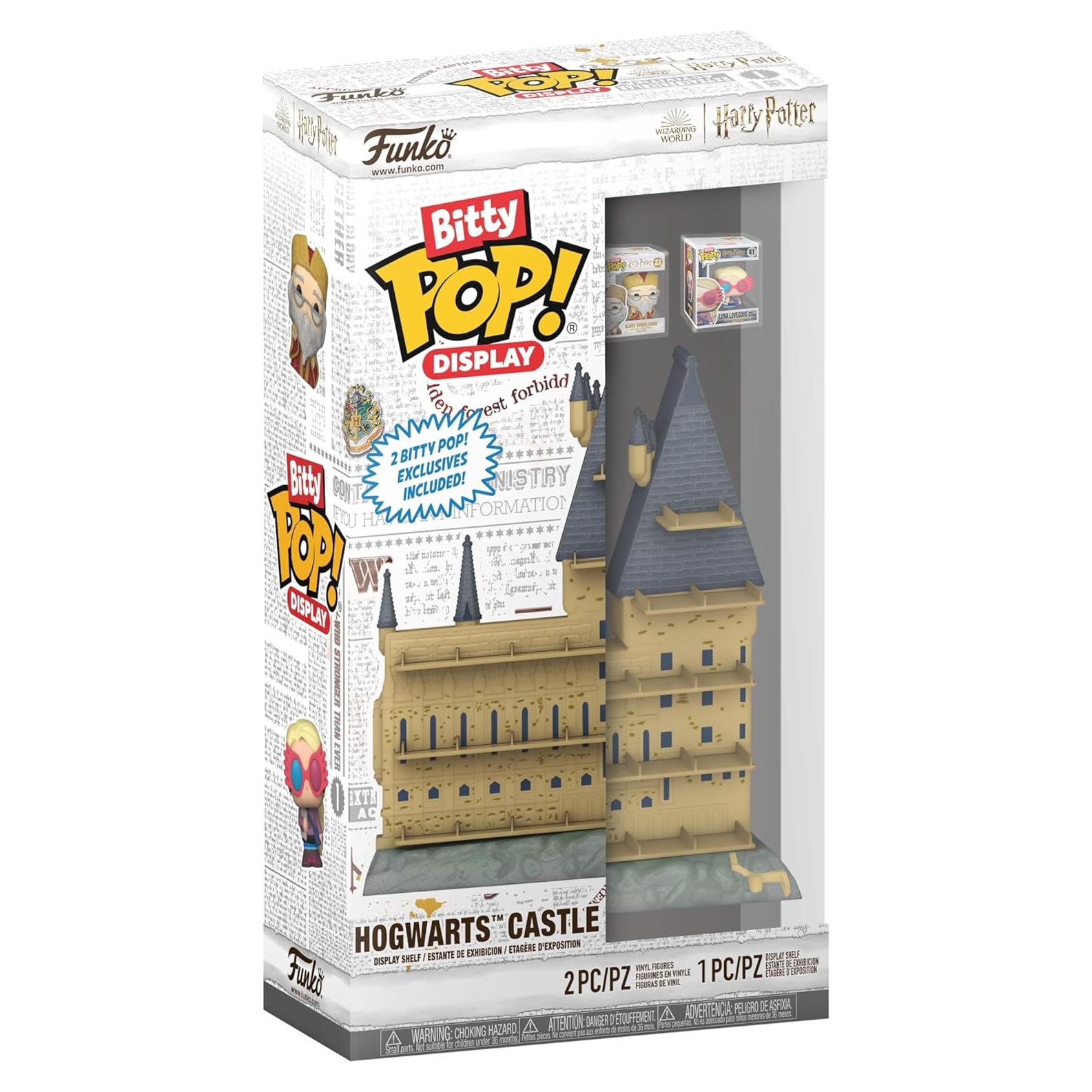 Display Bitty Pop! Castillo de Hogwarts Funko 18 personajes