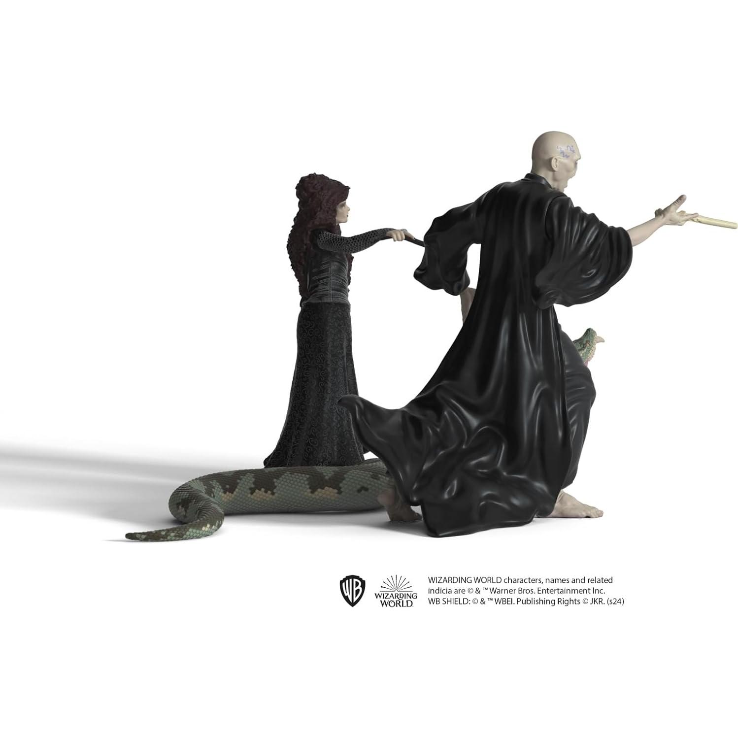 Conjunto Figuras Harry Potter Voldemort, Nagini y Bellatrix