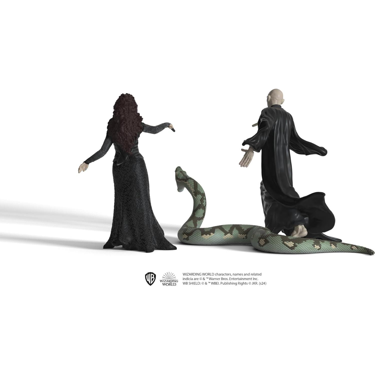Conjunto Figuras Harry Potter Voldemort, Nagini y Bellatrix