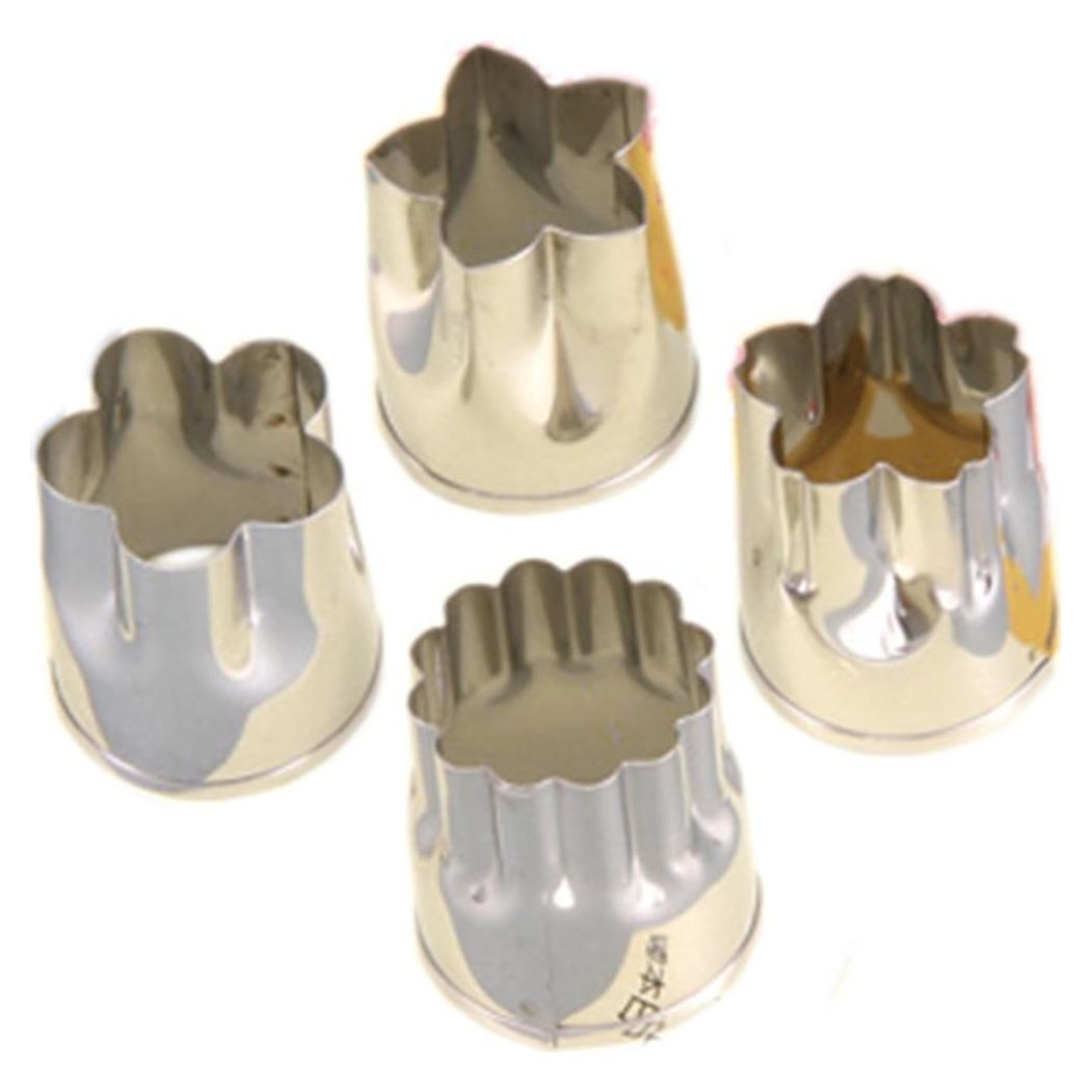 Cortadores de Verduras y Galletas JapanBargain Set de 4