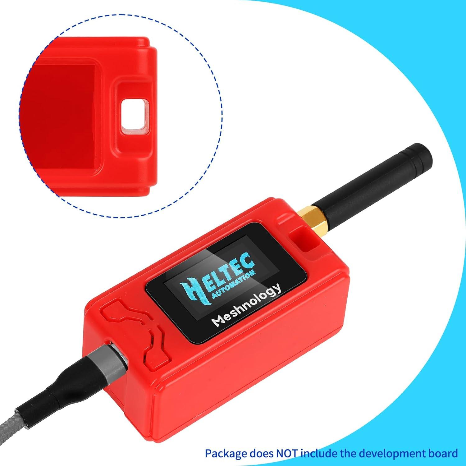 Paquete de 2 Carcasas Meshnology para ESP32 LoRa V3 con Antena y Tipo C