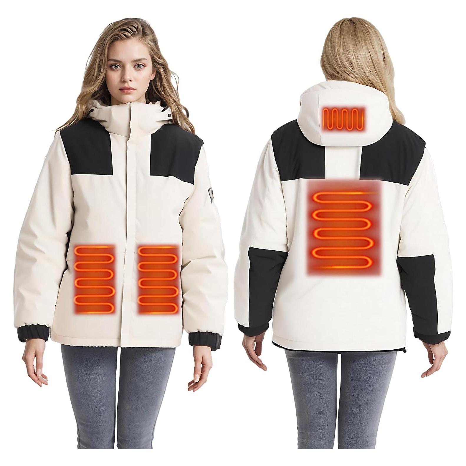 Chaqueta Calentada para Mujeres Goodiss GD-P32+ 4 Zonas Calor