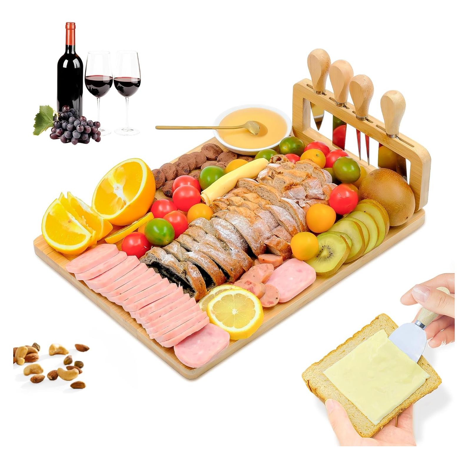 Tabla de Queso de Bambú Welsteepse 33x20 cm - Ligera y Ecológica