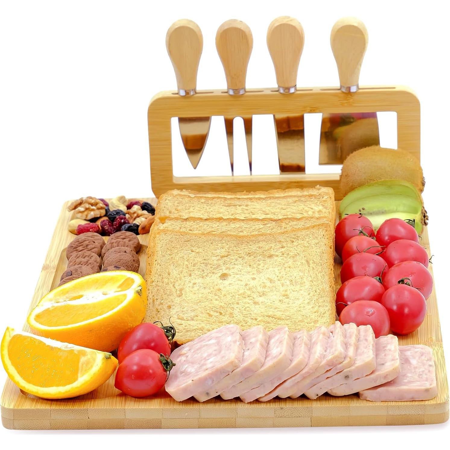 Tabla de Queso de Bambú Welsteepse 33x20 cm - Ligera y Ecológica