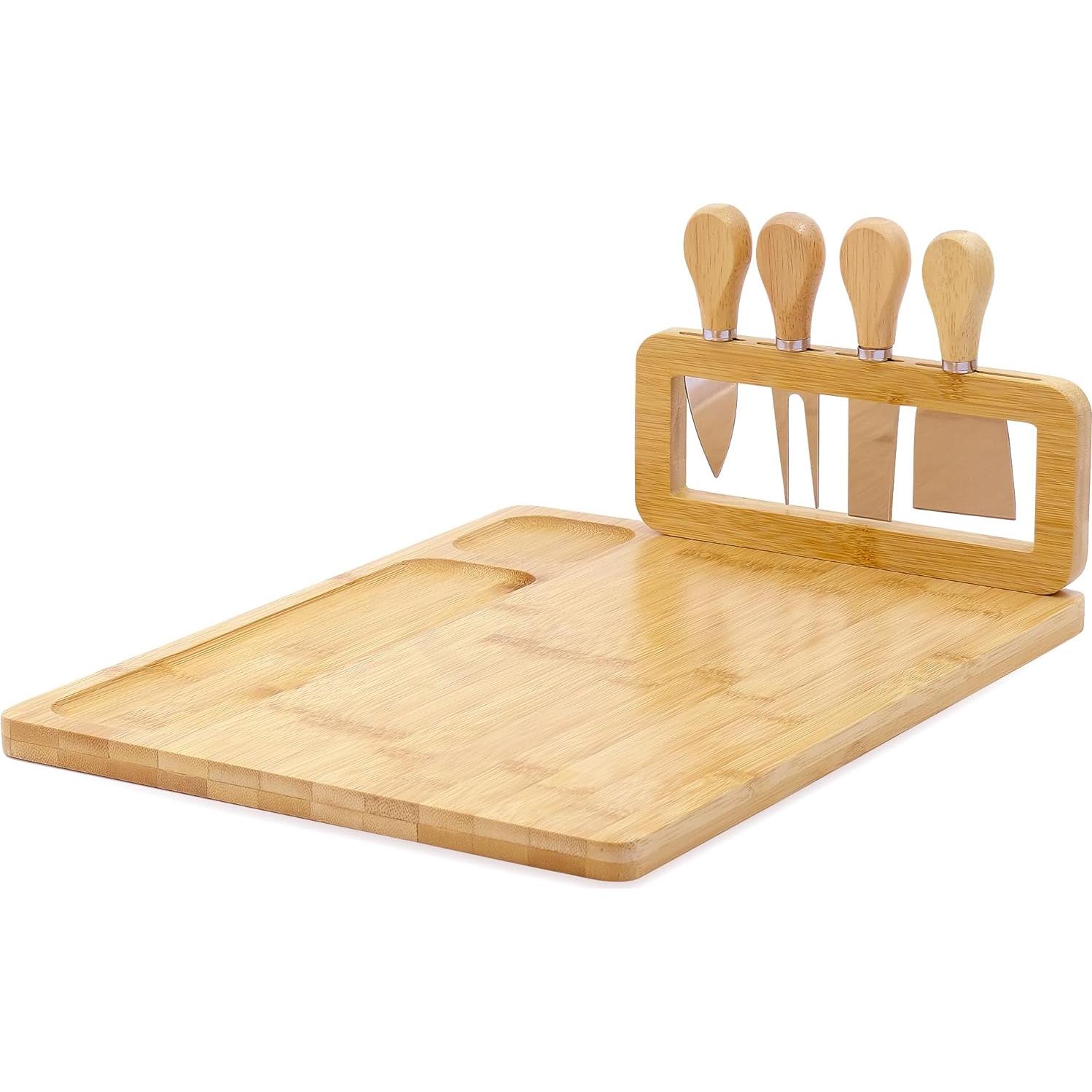 Tabla de Queso de Bambú Welsteepse 33x20 cm - Ligera y Ecológica