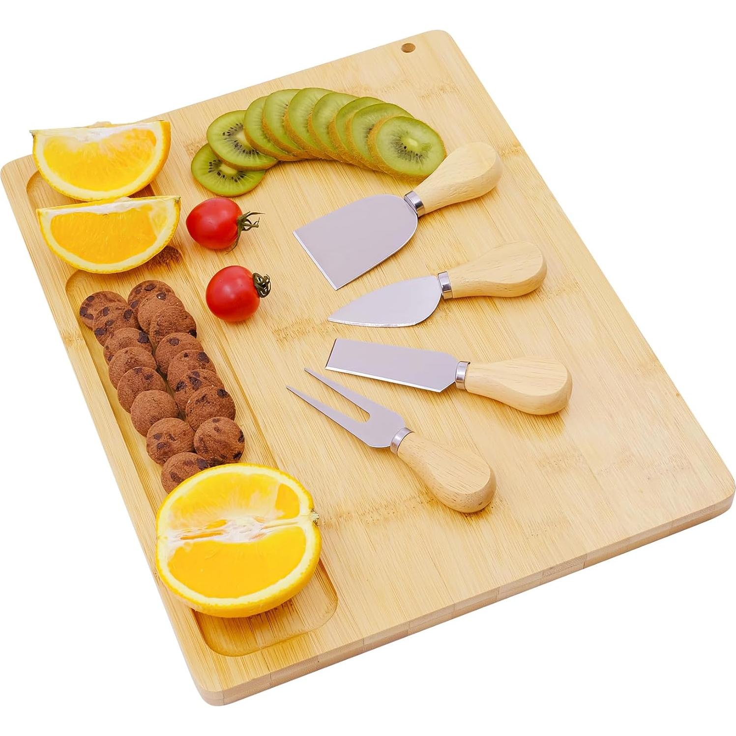 Tabla de Queso de Bambú Welsteepse 33x20 cm - Ligera y Ecológica