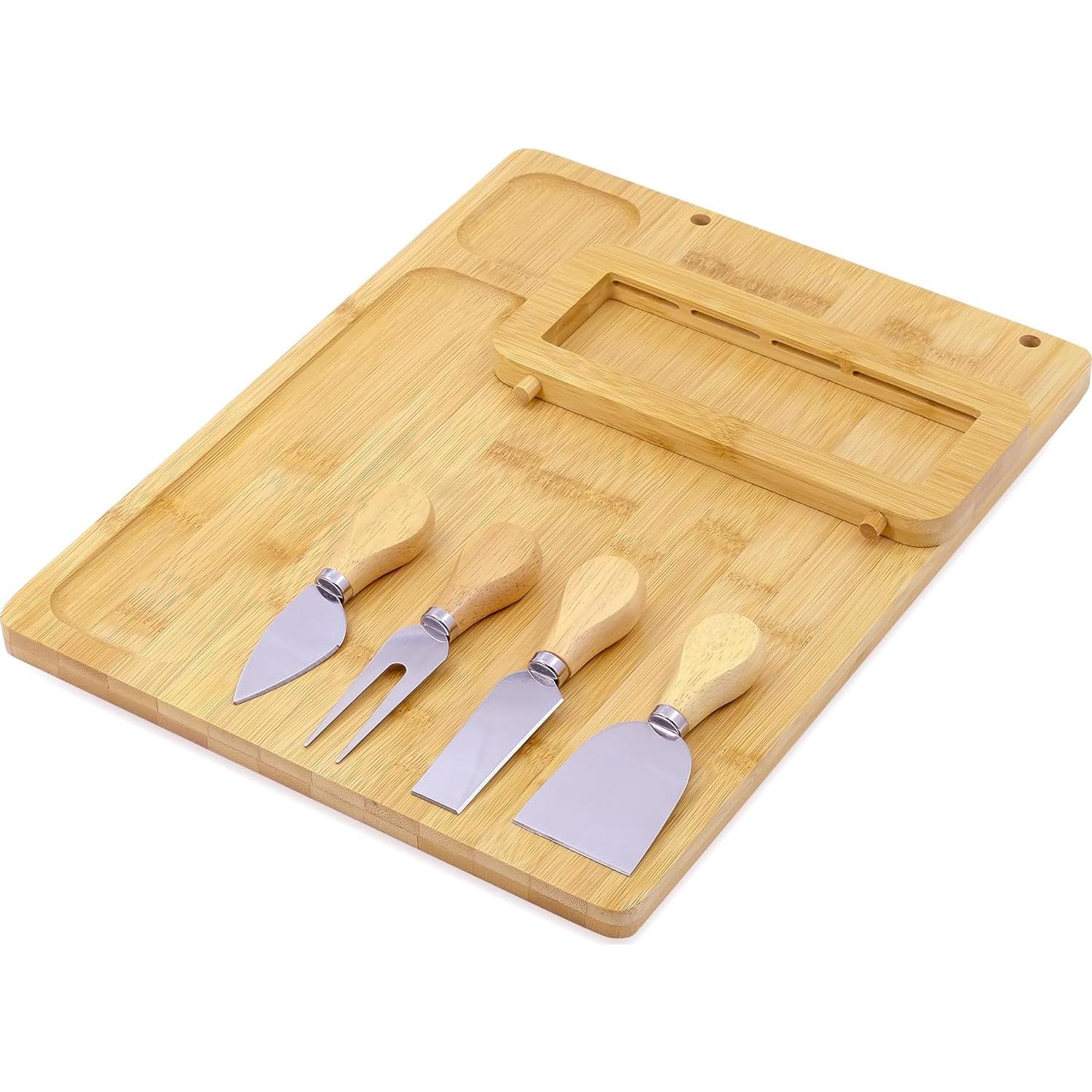 Tabla de Queso de Bambú Welsteepse 33x20 cm - Ligera y Ecológica