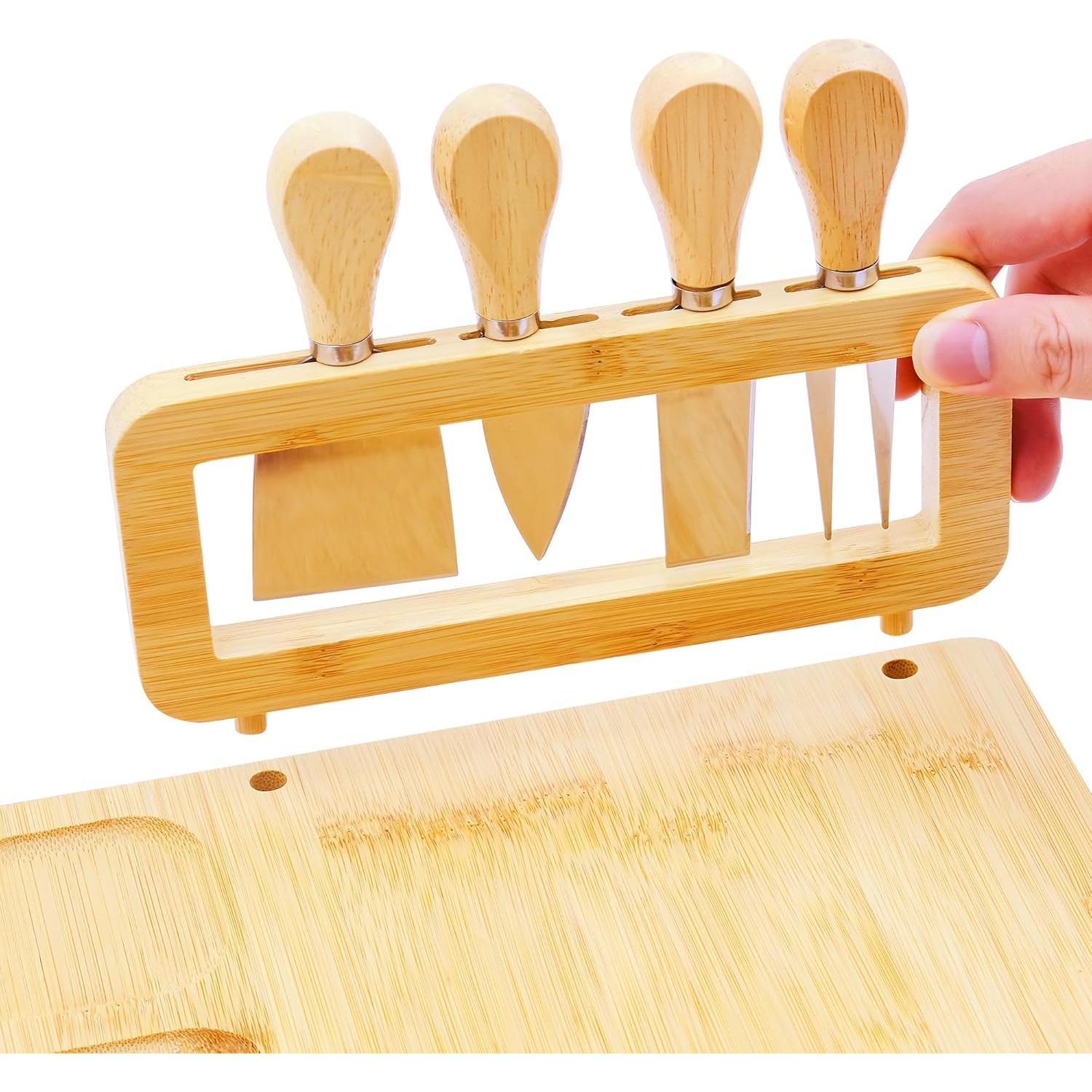 Tabla de Queso de Bambú Welsteepse 33x20 cm - Ligera y Ecológica