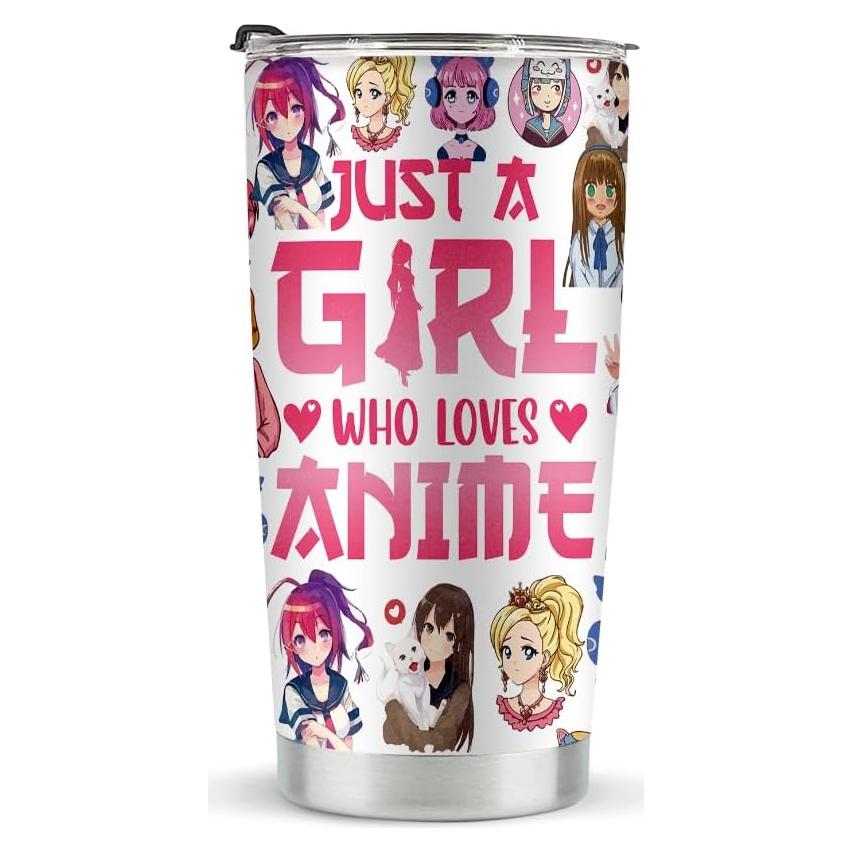 Vaso de Acero Inoxidable KDXPBZ Anime 591ml Doble Pared