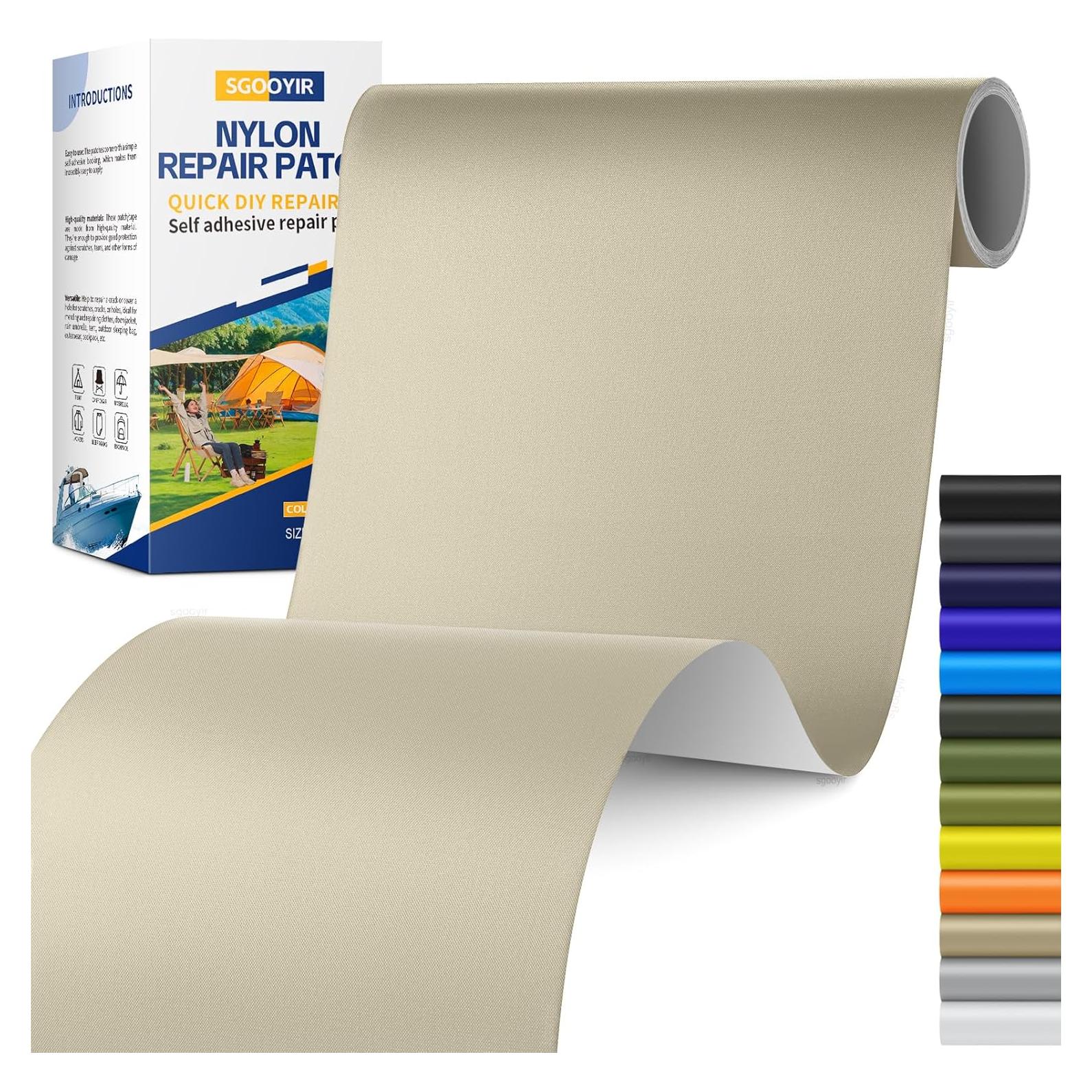 Parche de Reparación Autoadhesivo Sgooyir 15.24x160 cm Nylon