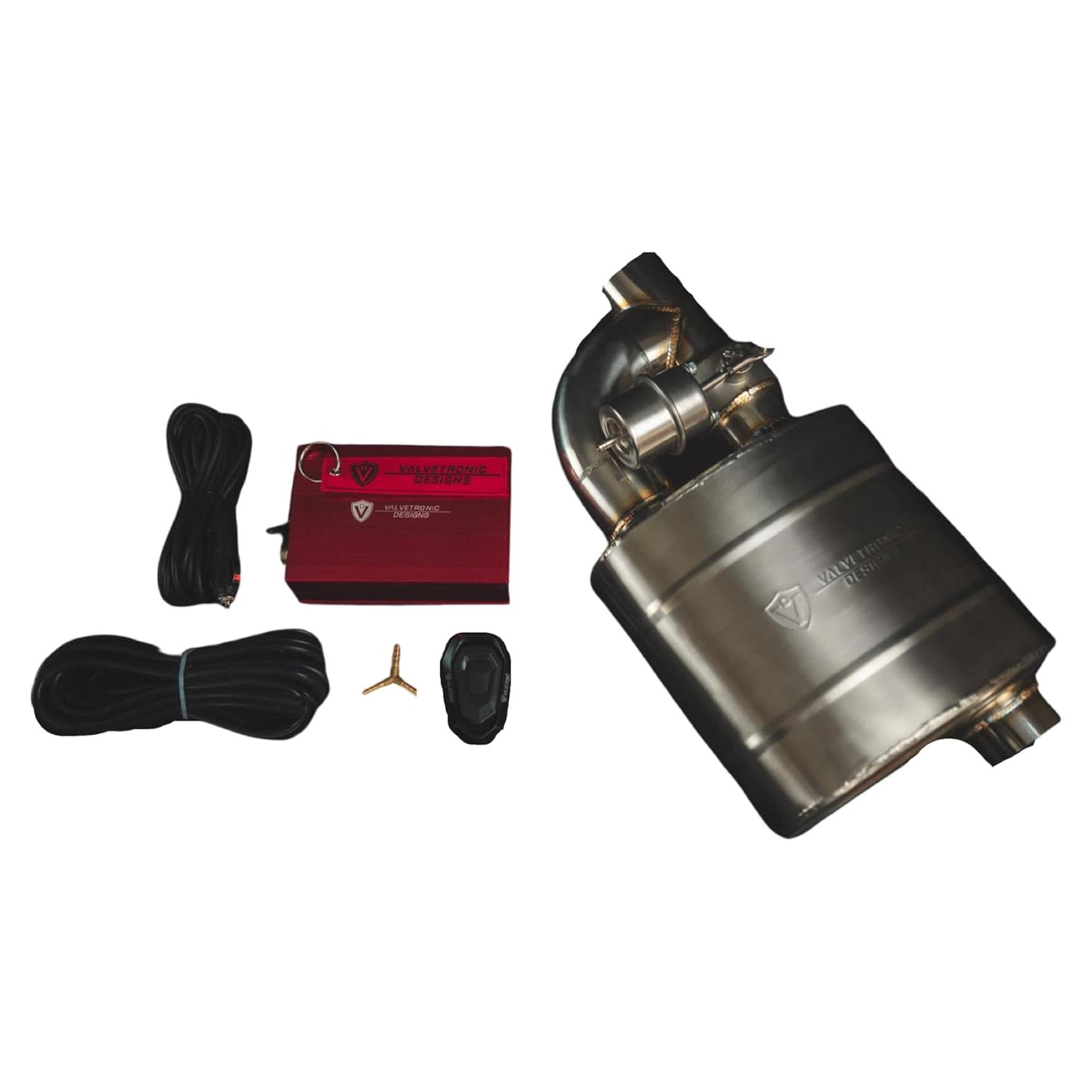 Muffler de Escape Universal Valvetronic Designs 63 mm Control Remoto