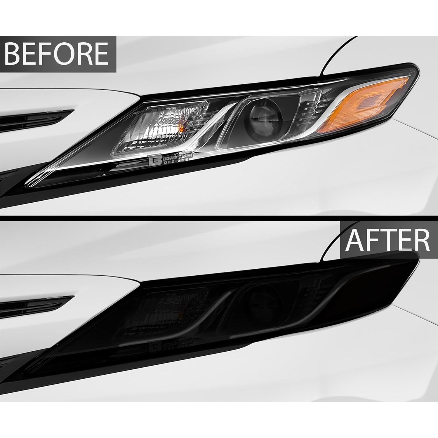 Kit de Tinte Precutado para Luces Toyota Camry 2018-2024 Humo