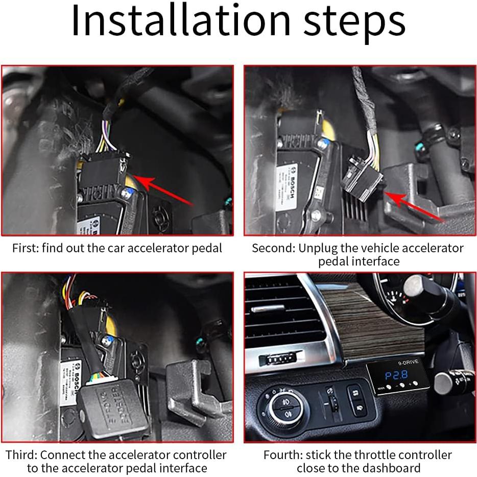 Controlador de Respuesta del Acelerador Chunle 9 Modos para Toyota