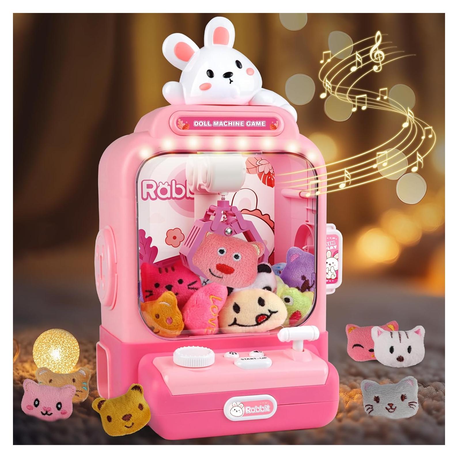 Mini Máquina de Garras Shen Zhen con 20 Juguetes y Luces