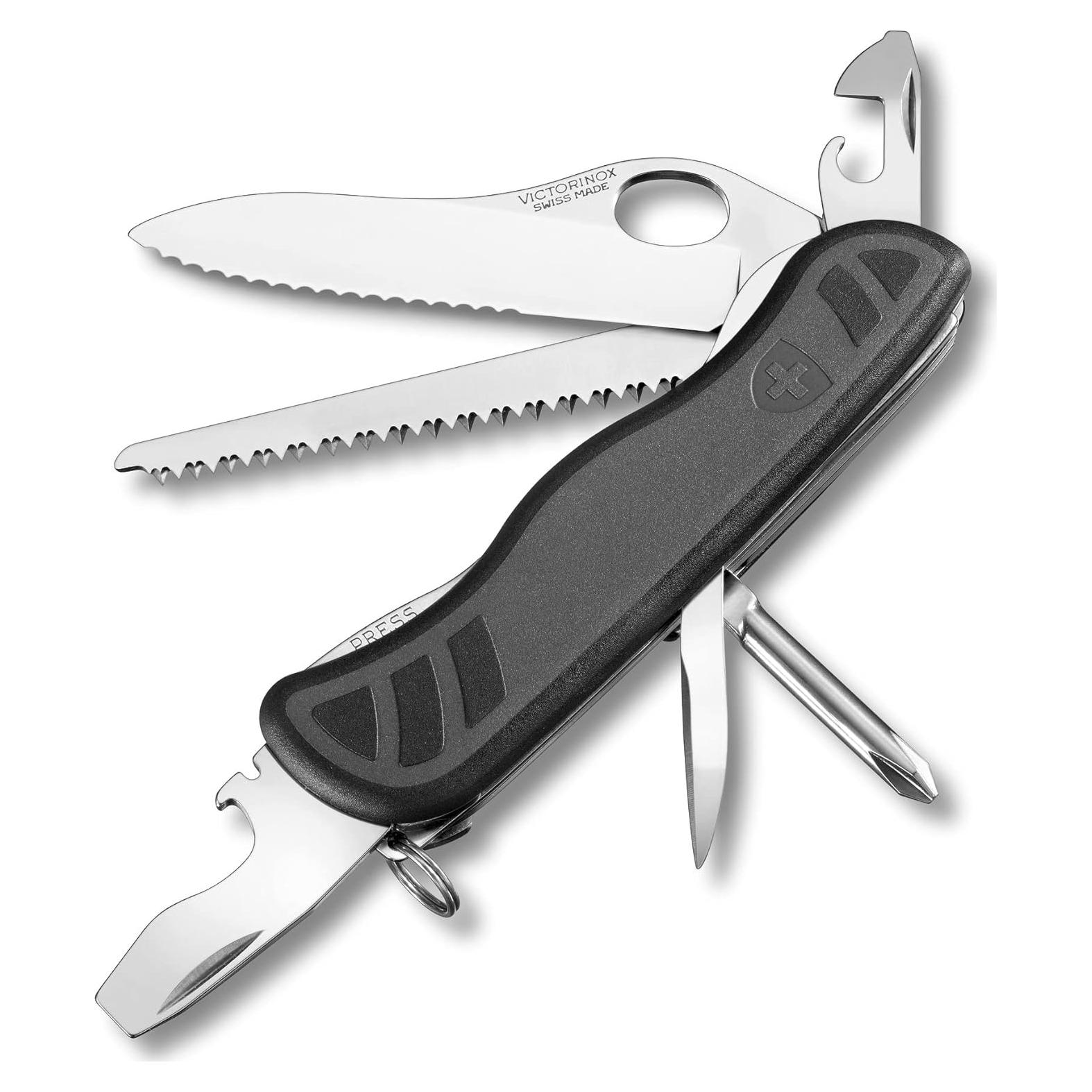 Cuchillo de bolsillo Victorinox Trekker Oliva 111 mm 10 funciones