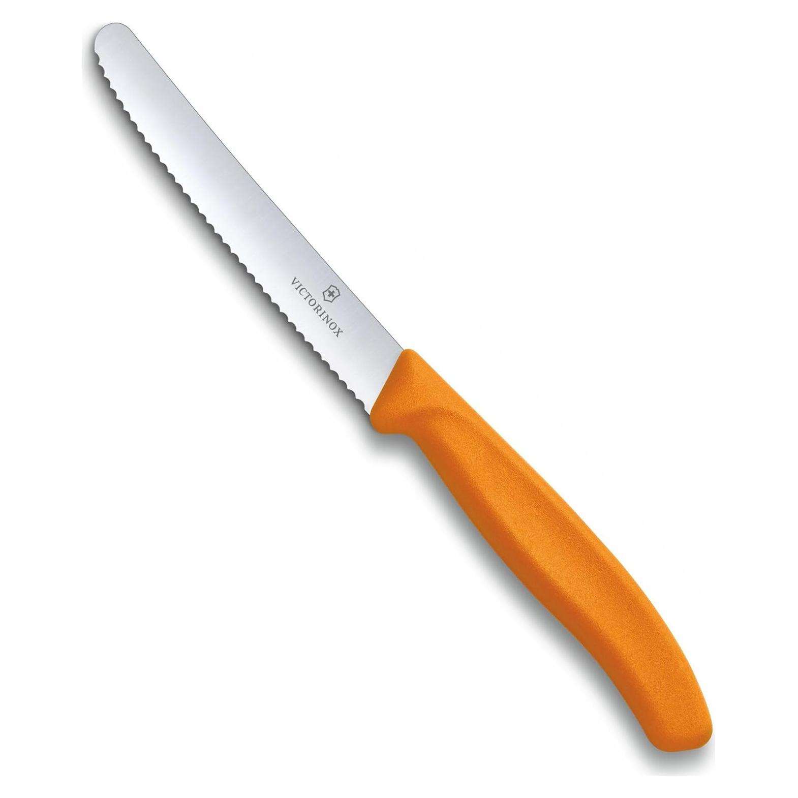 Cuchillo Suizo Victorinox Classic Naranja 11.43 cm Hoja Serrada