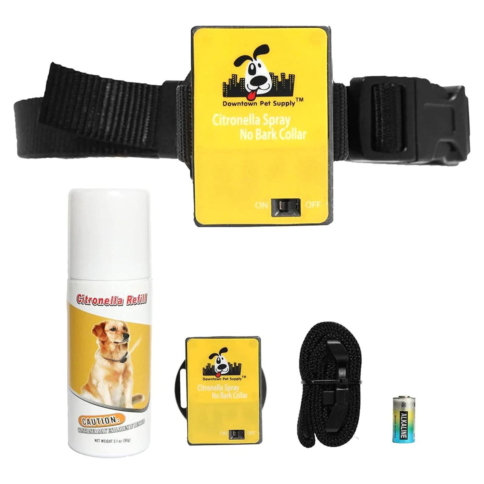 Collar Antibark de Citronela Downtown Pet Supply - Entrenamiento Seguro