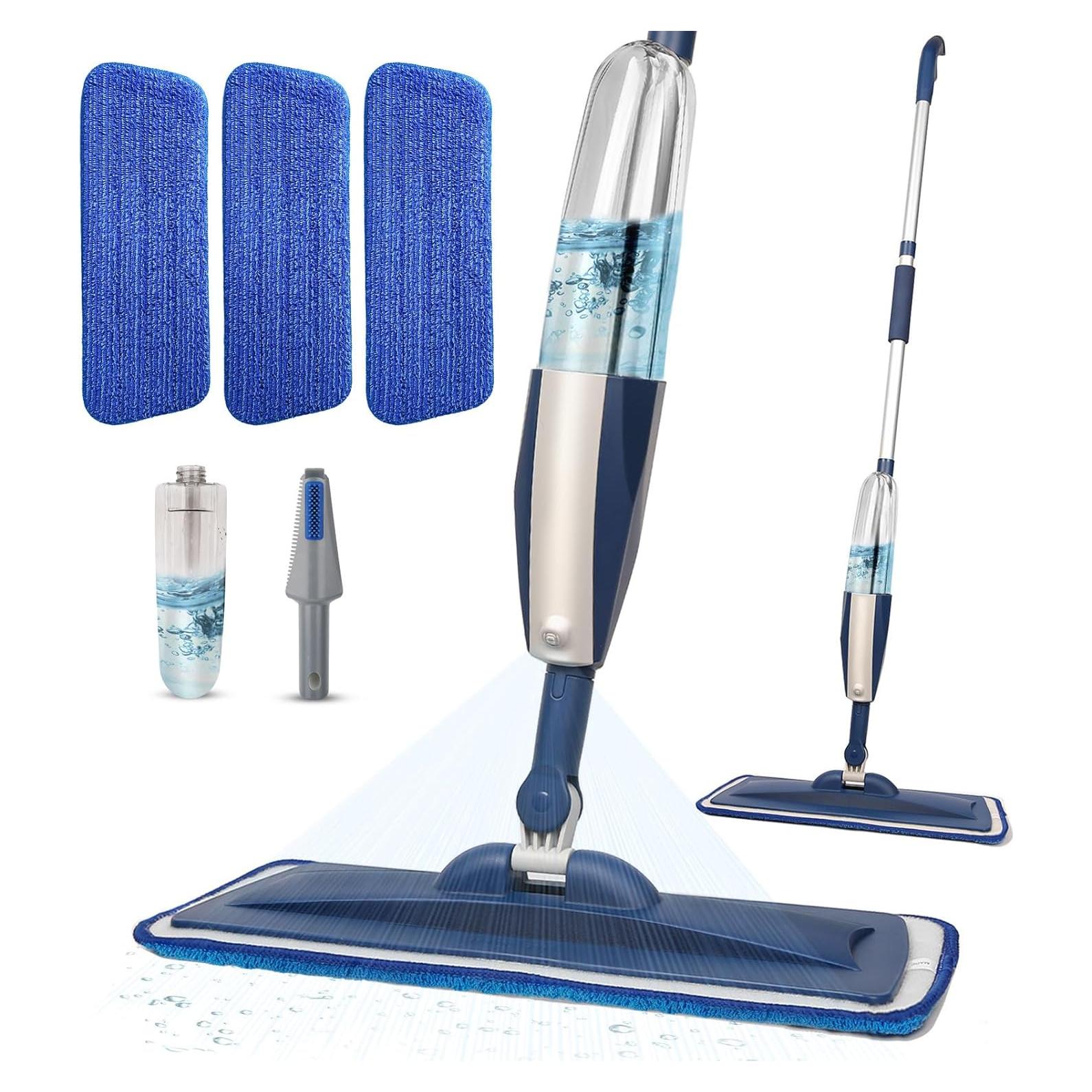 Mopa Spray Zoonlion con Botella 400ml y 3 Paños Microfibra