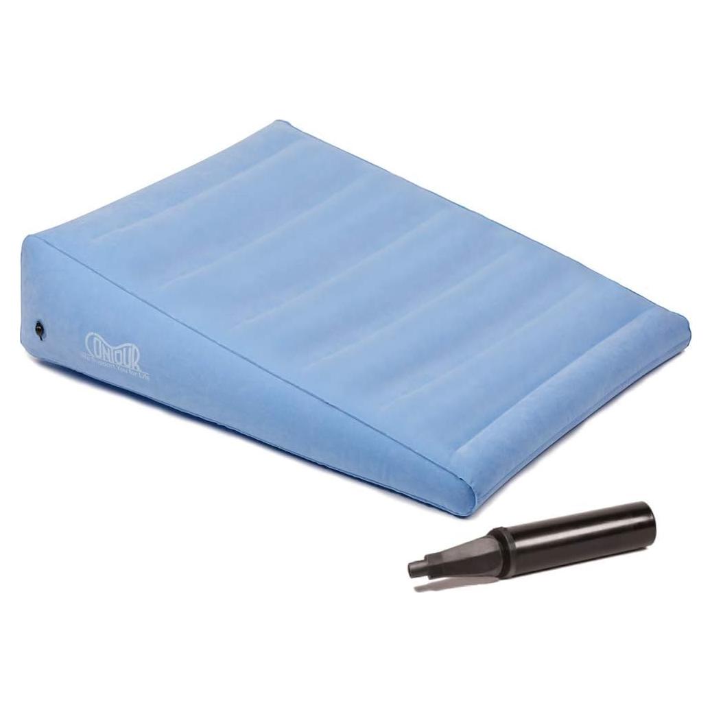 Cojín de cuña inflable Contour 81.3x61x17.8 cm para soporte lumbar