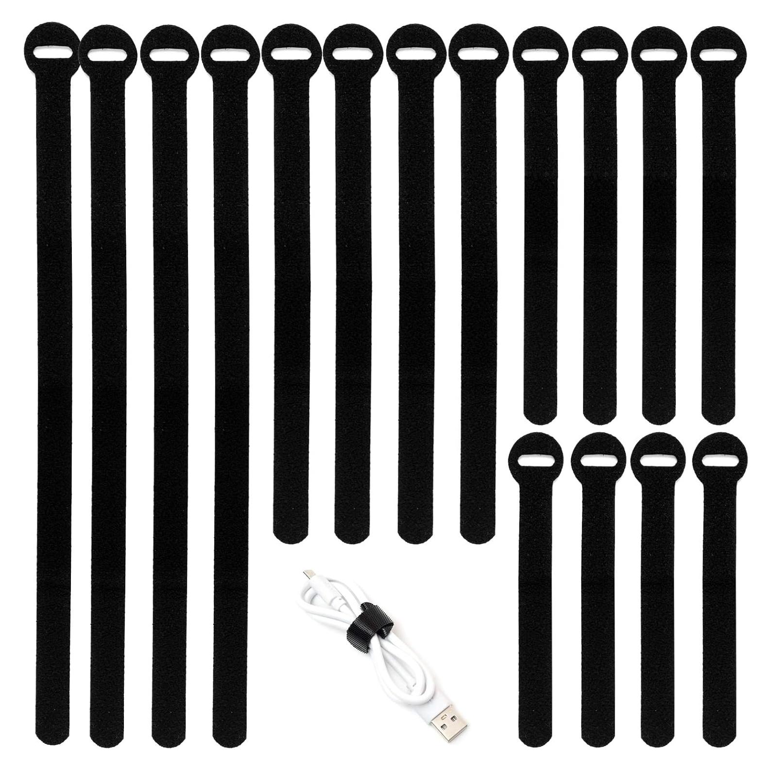 Bridas Reutilizables HAVE ME TD 150 Piezas 4-10 cm Negro