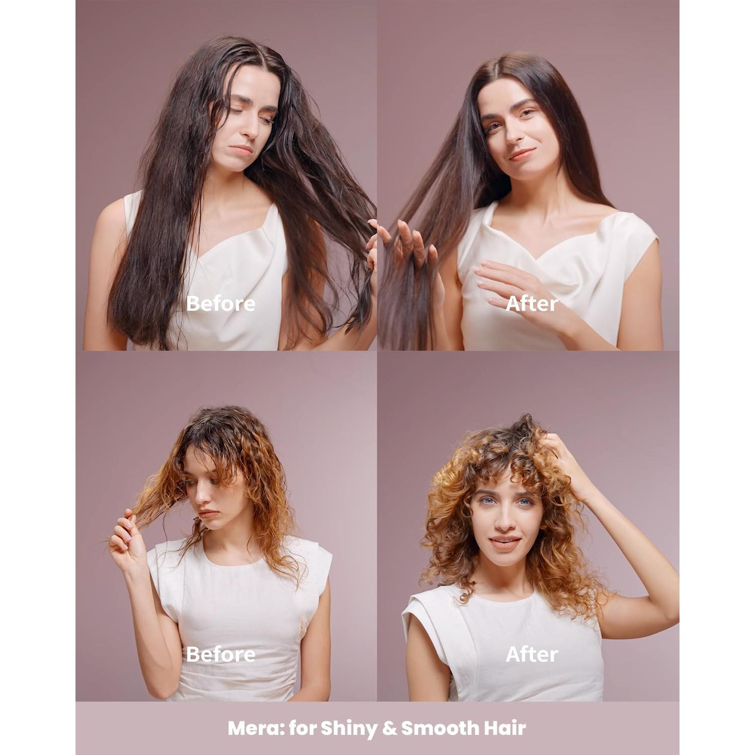 Secador de pelo Mera M3 1500W, 110,000 RPM, iones negativos