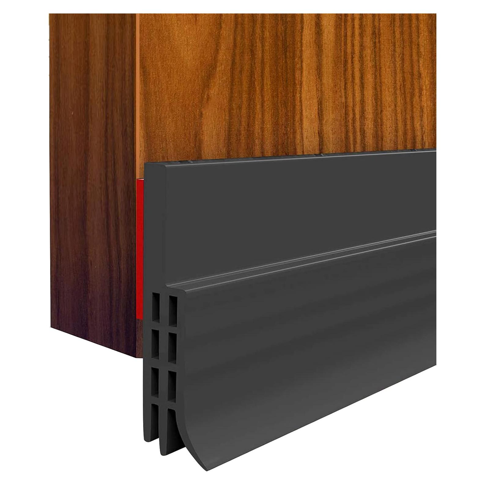 Suptikes Tapón de Corrientes para Puertas 5.08 cm x 99.06 cm Negro