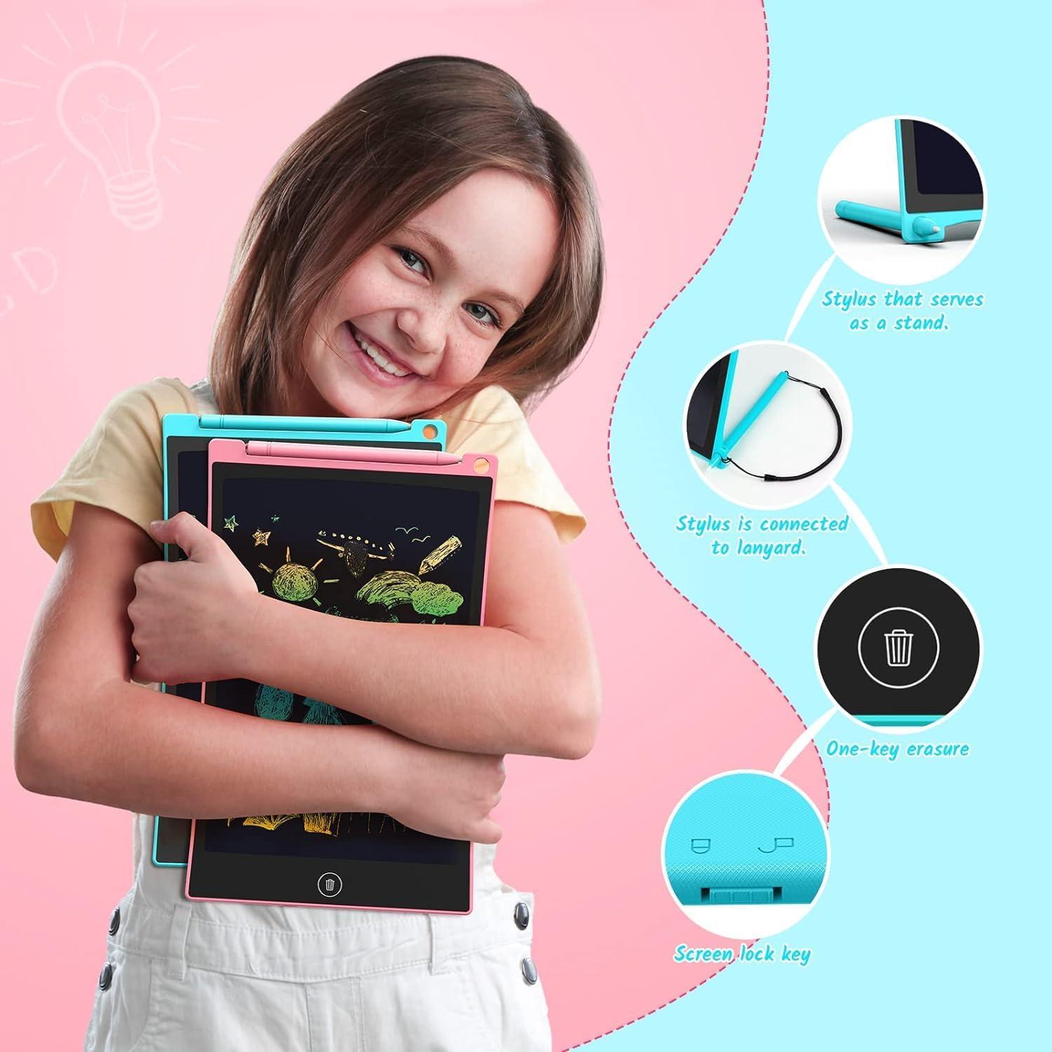 Tableta de Escritura LCD TECJOE 10" para Niños Colorida