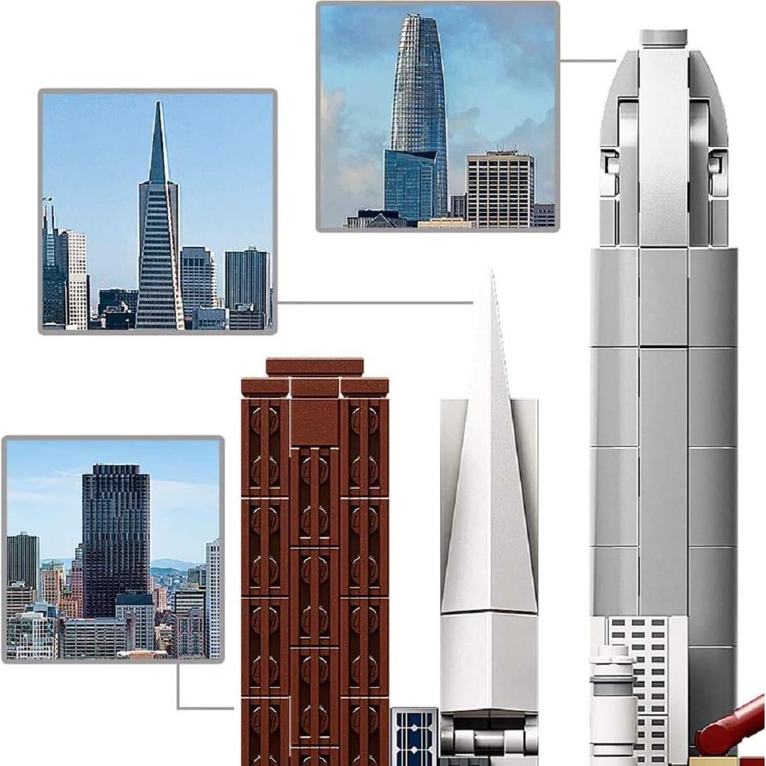 LEGO Arquitectura Skyline 21043 San Francisco 565 Piezas