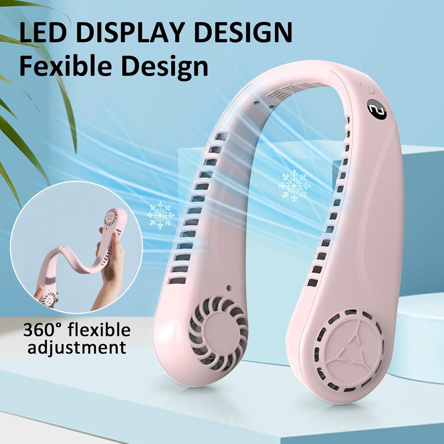 Ventilador Colgante BIRDDIE Rosa 5 Velocidades Portátil