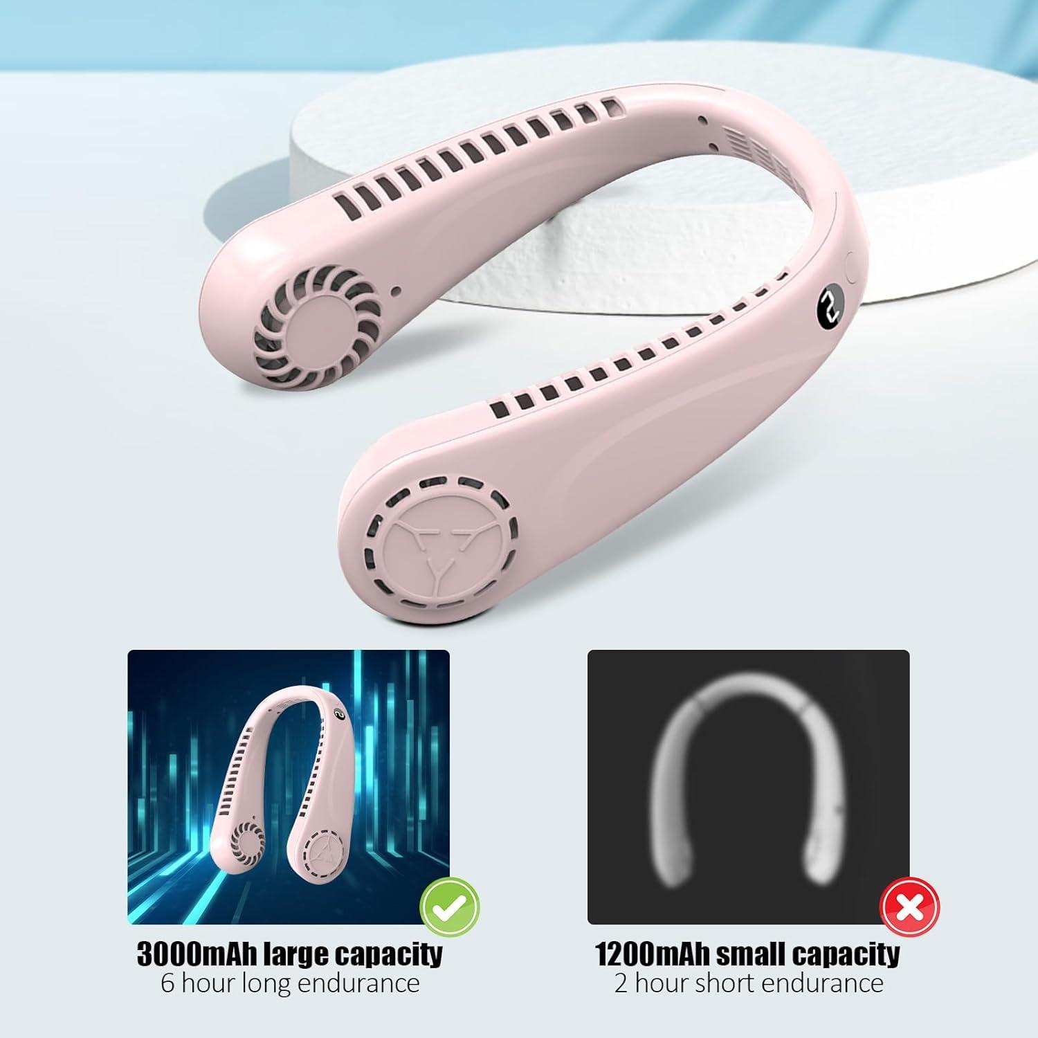 Ventilador Colgante BIRDDIE Rosa 5 Velocidades Portátil