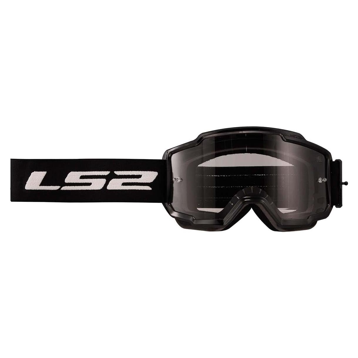 Gafas de Moto LS2 Charger OTG Negro Lente Clara
