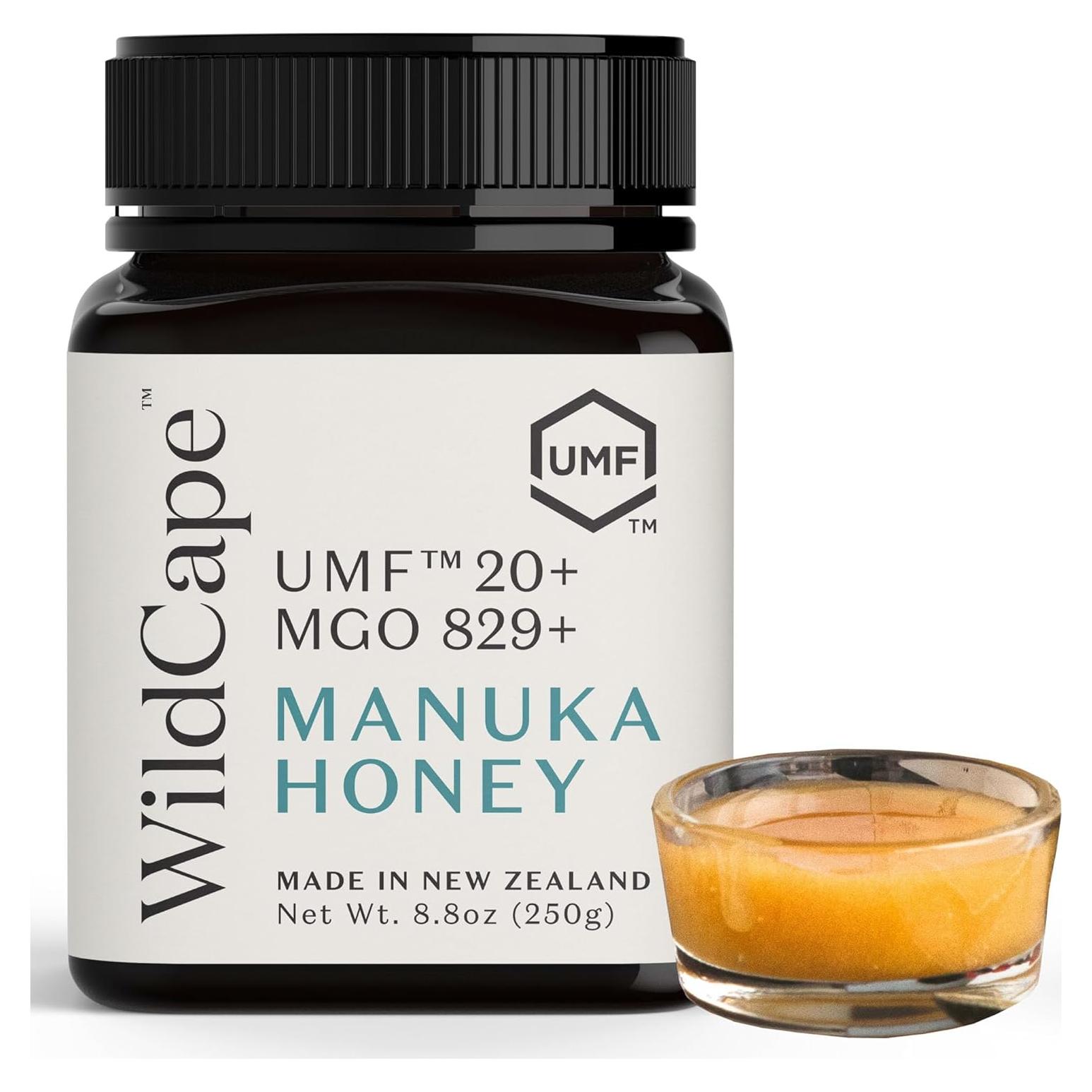 Miel de Manuka WildCape UMF 20+ MGO 830+ 248g Pura Cruda