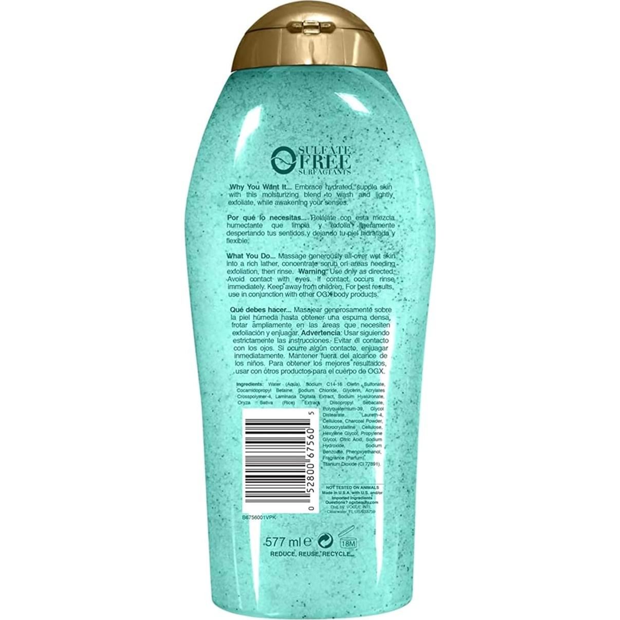 OGX Exfoliante Corporal Hidratante Algas Marinas 577 ml