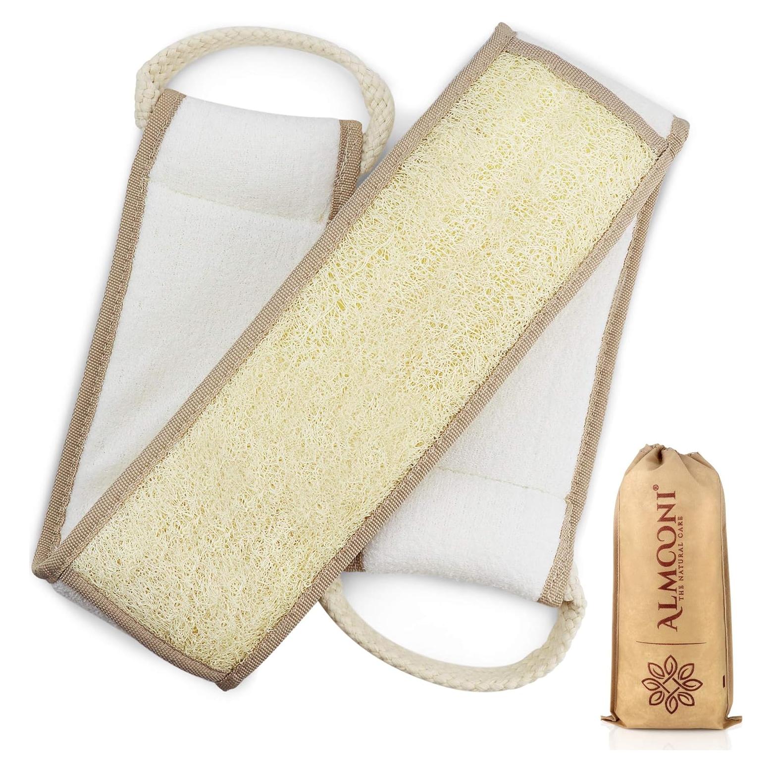 Esponja de Espalda Loofah Natural Almooni 96.5 cm Exfoliante