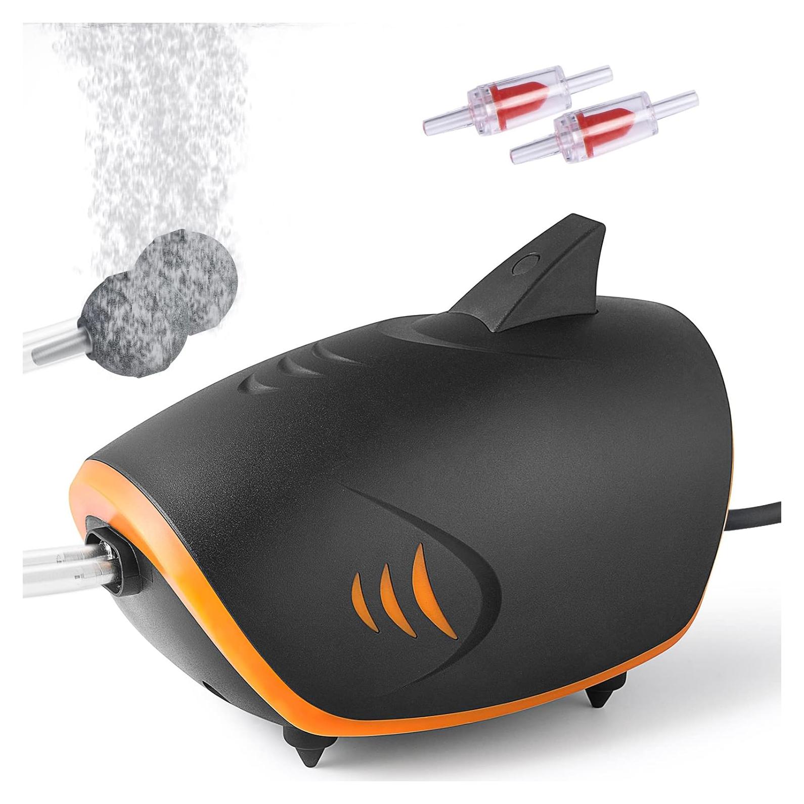 Bomba de Aire para Acuario HITOP 4W 110GPH Silenciosa 20-200 Gal