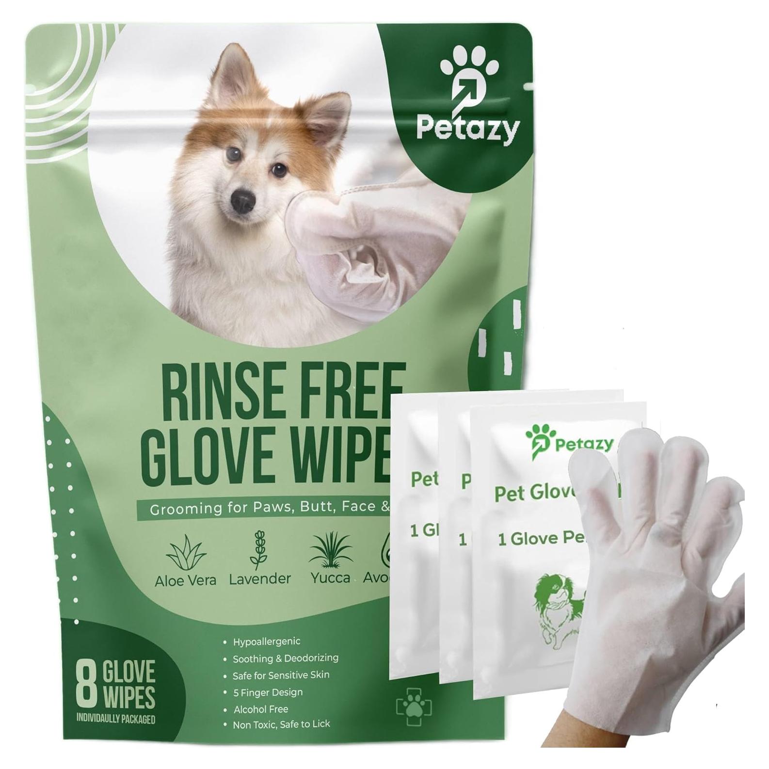 Toallitas para Perros Petazy 8 Unidades Aroma Lavanda